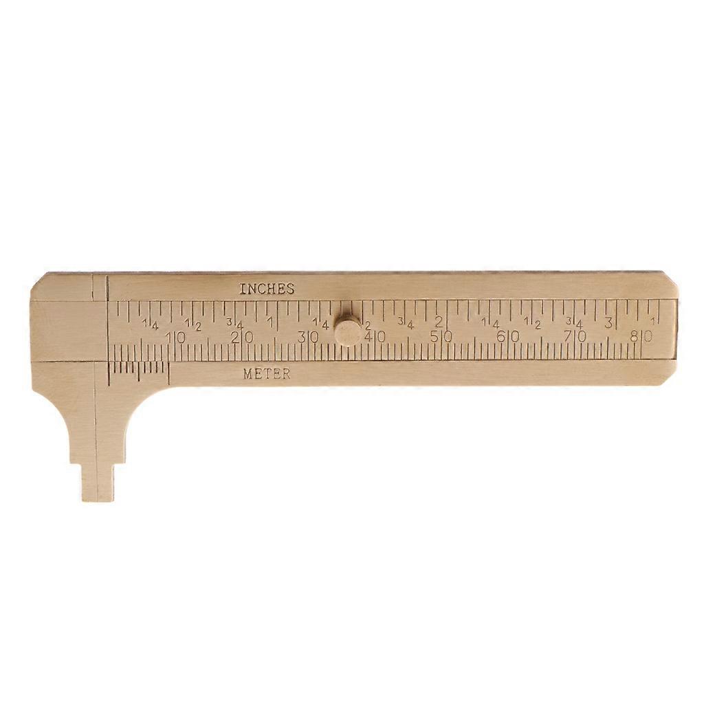  Portable Sliding Vernier Caliper Quality Brass Made Dual-use Measuring Tool