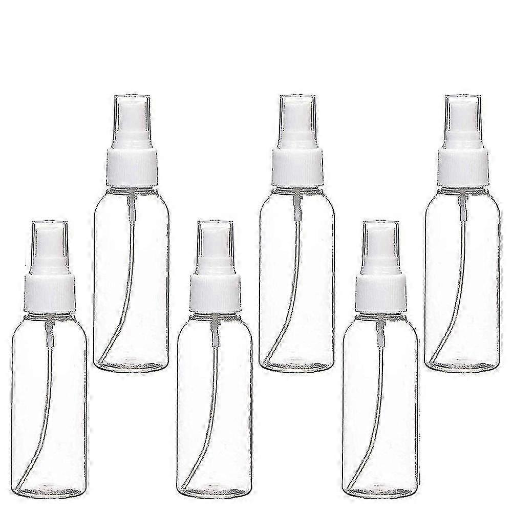 30pcs Spray Bottles 30ml 1oz Clear Empty Fine Mist Plastic Mini Travel Bottle Set, Small Refillable