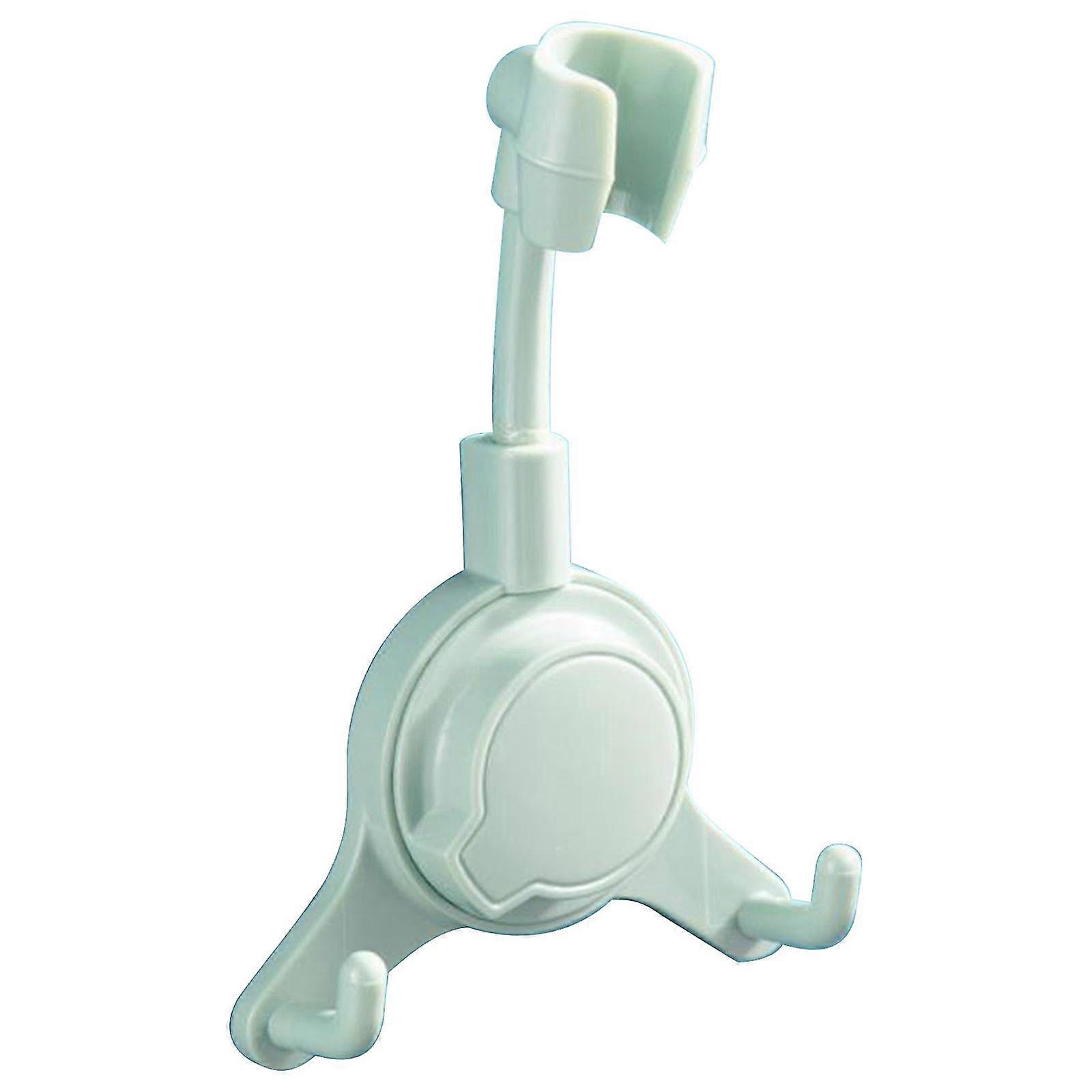 360 Shower Head Holder Self Adhesive Bracket With 2 Hooks