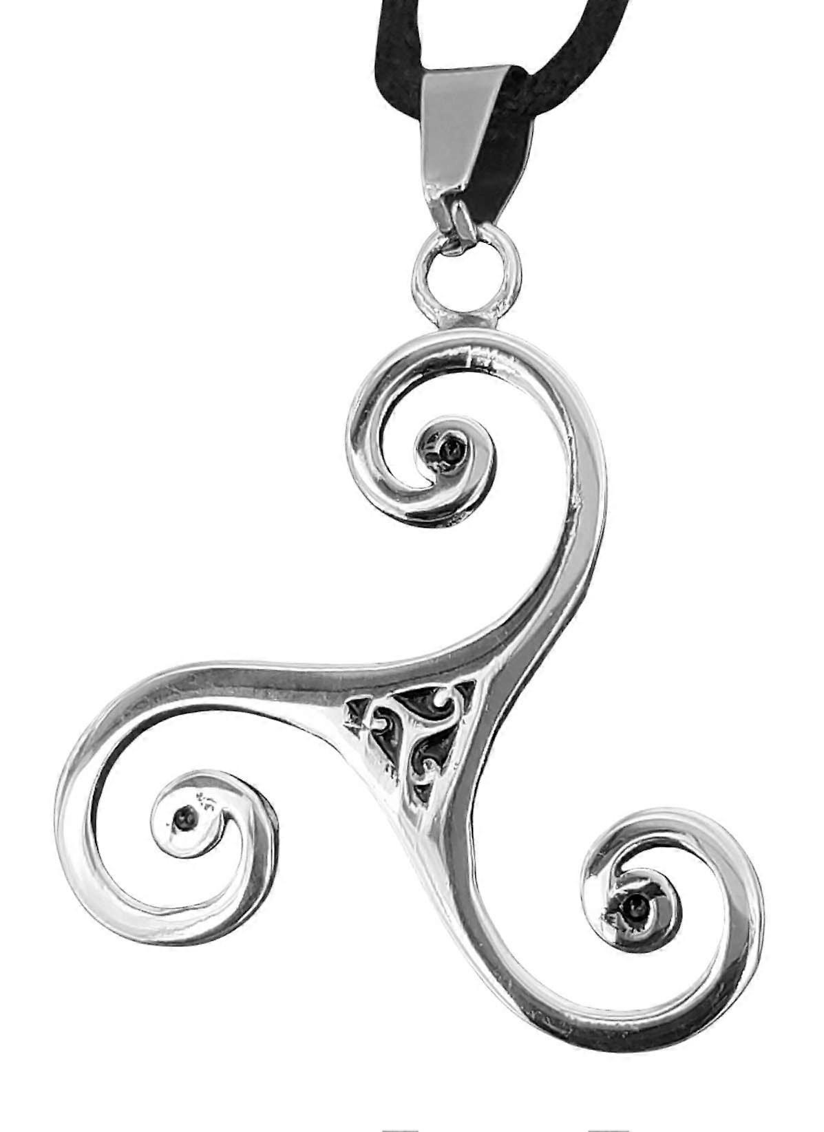 Triskele 141 with Curb Chain - Stainless Steel