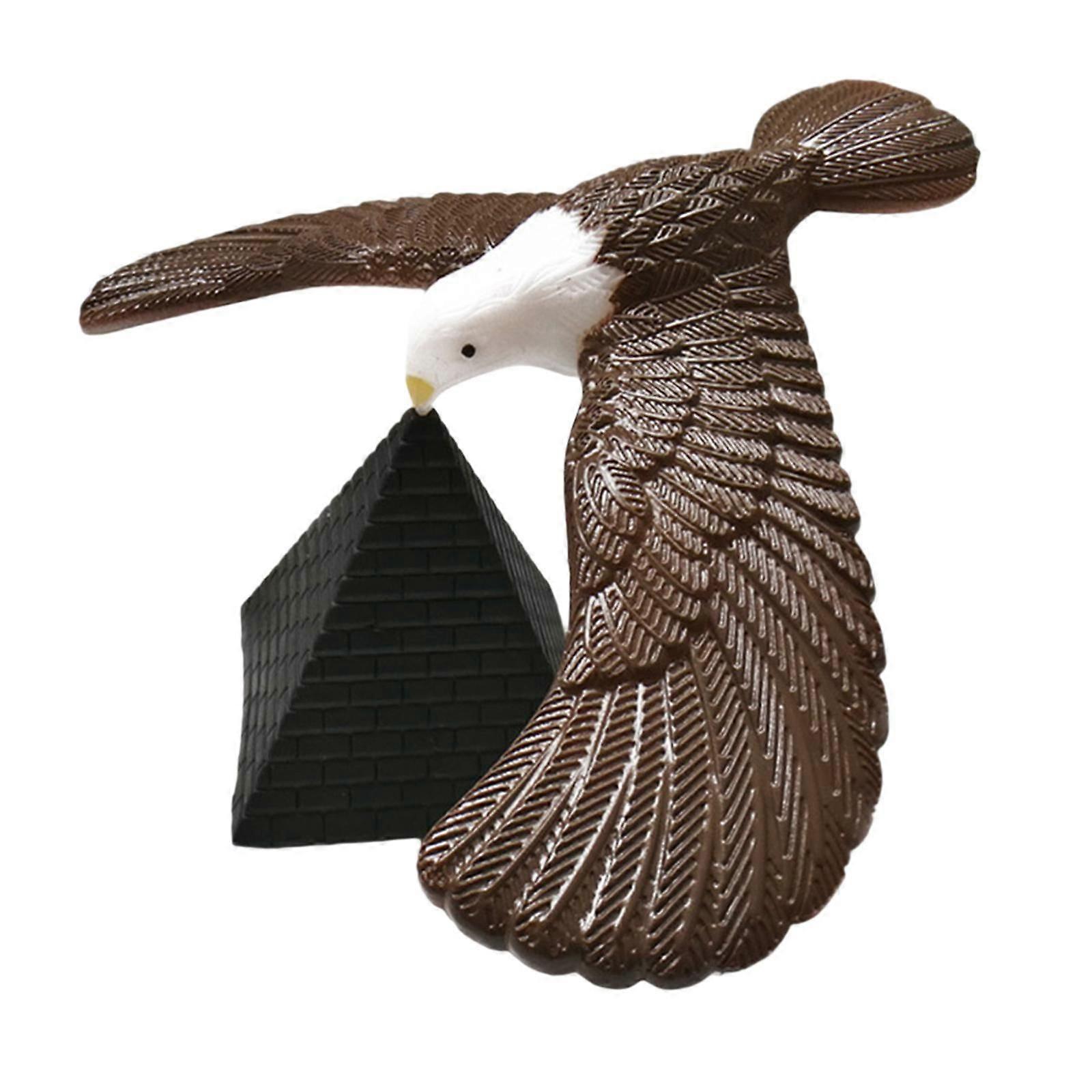 Balancing Eagle Toy Office Balancing Bird til børn Voksne Børn Sort