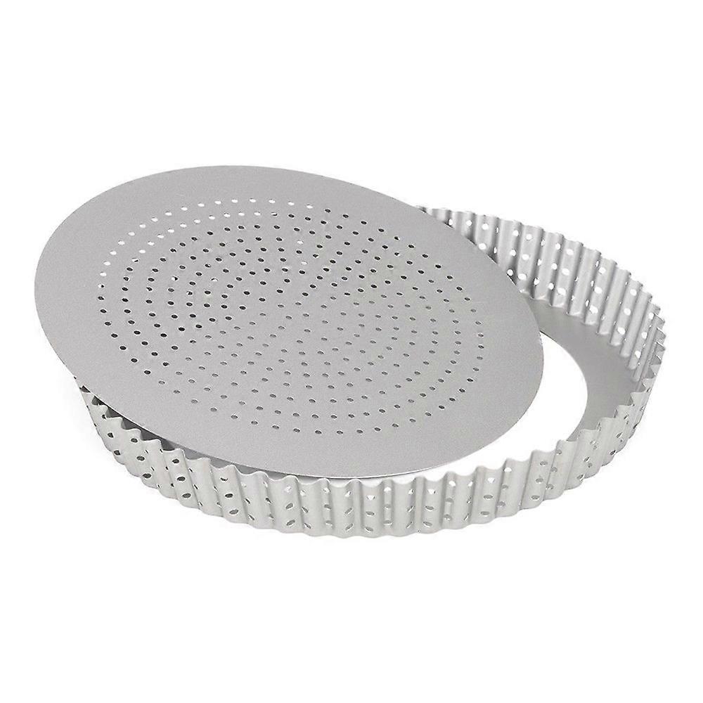 Patisse perforated quiche pan with removable bottom 24cm Silver-top P03572