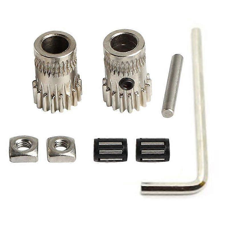 MK2/MK3 Parts Drive Gear Kit Clone B Tech Double Gear Steel Belt Wheel Kit Gear DIY Prusa I3 Gear E