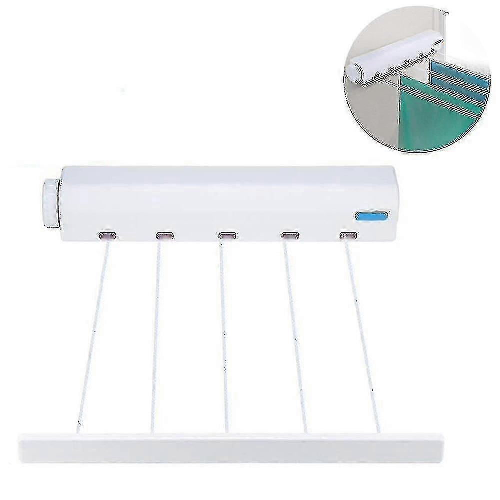 Spring Automatic Retractable Clothesline Drying Rack