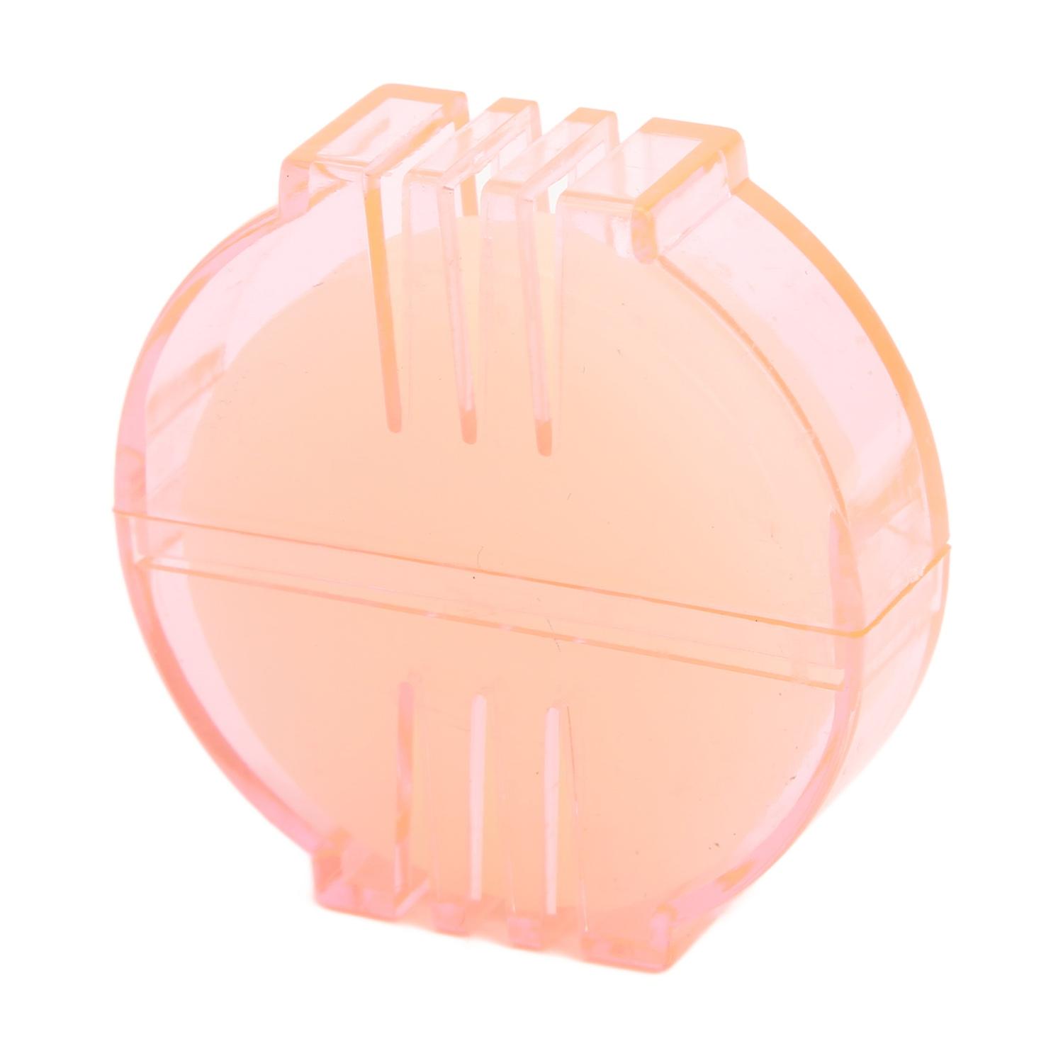 ミシン糸蜜蝋無臭ワックス糸コンディショナー蜜蝋、家庭用ピンクプラスチックボックス HA