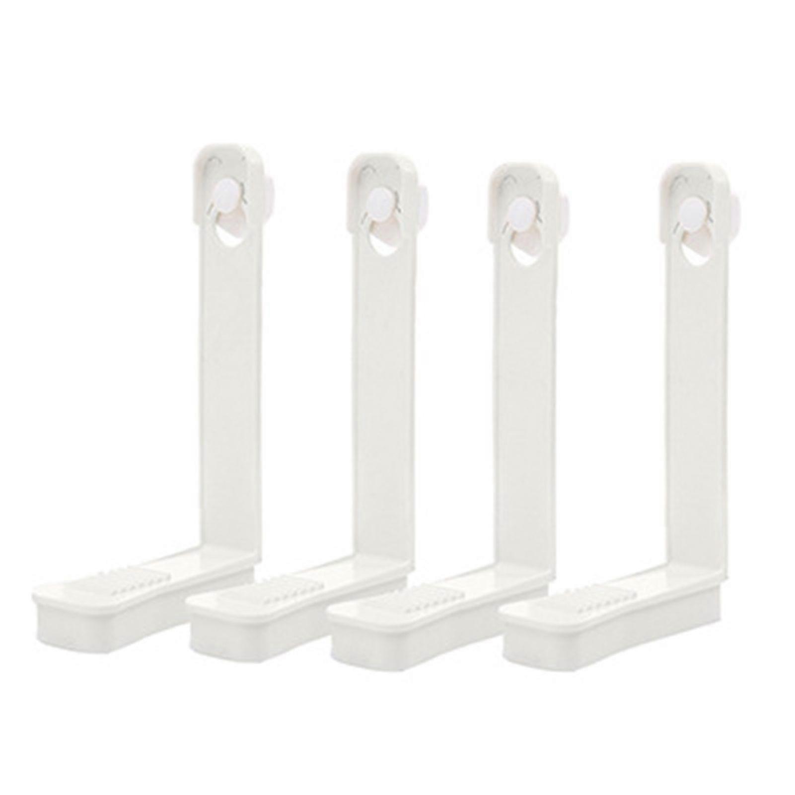4Pcs Bed Sheet Holder Clips Easy Install L-Shaped Mattress Sheet Corner Grippers Reusable Anti-Slip Fastener Clips for Sheets Covers Blankets