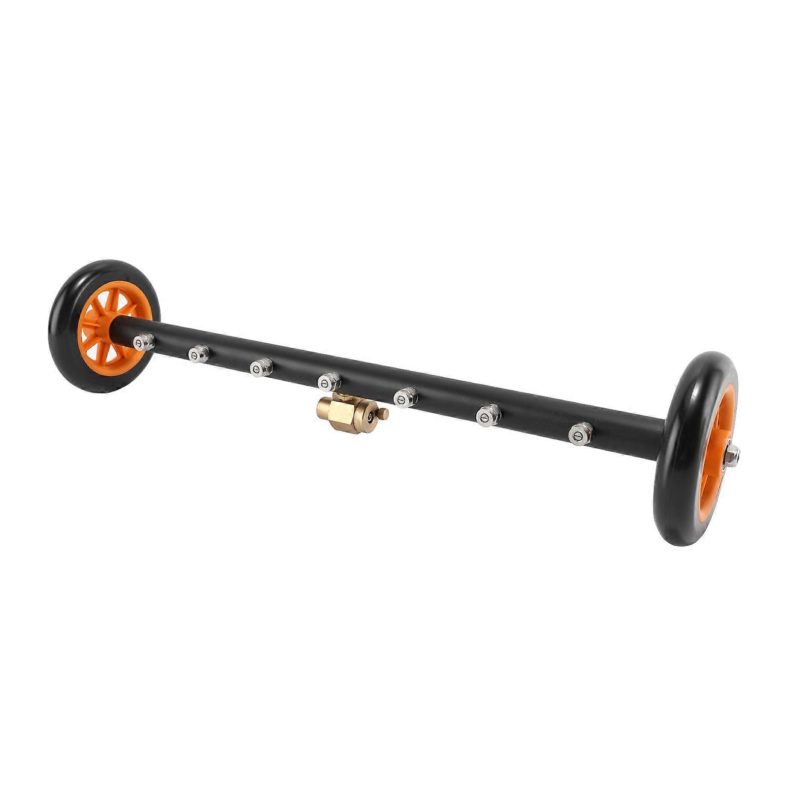 Water Broom for Pressure Washer and Car Undercarriage Cleaner 7 Nozzle Dual-purpose Stainless Steel High-pressure Cleaner Pressure Washer Fittings