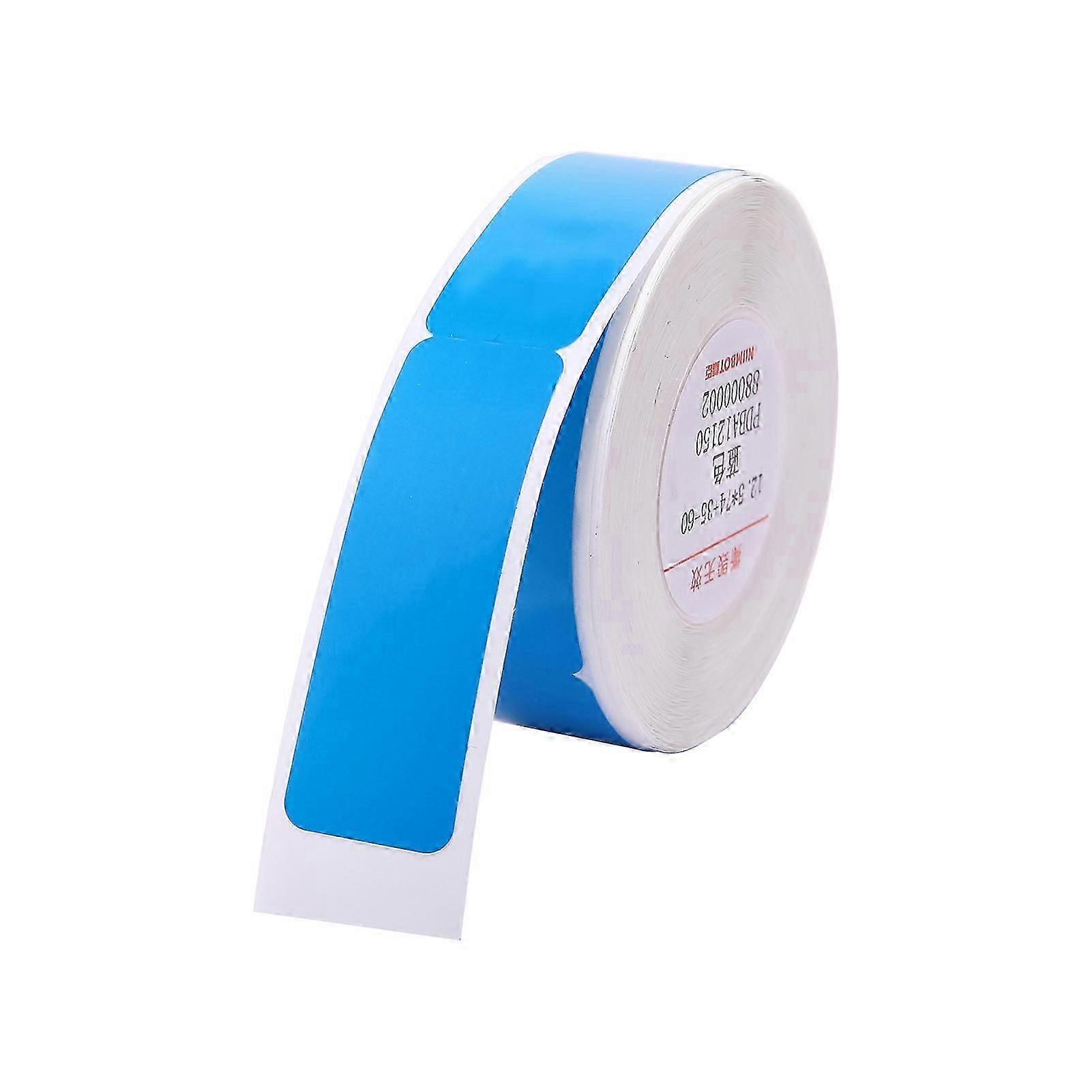 Thermal Transfer Cable Label Skicker Pet Paper For B18 Label Printer Barcode Price Size Name Blank Labels Waterproof Tear Resistant 14x120mm 55sheets/