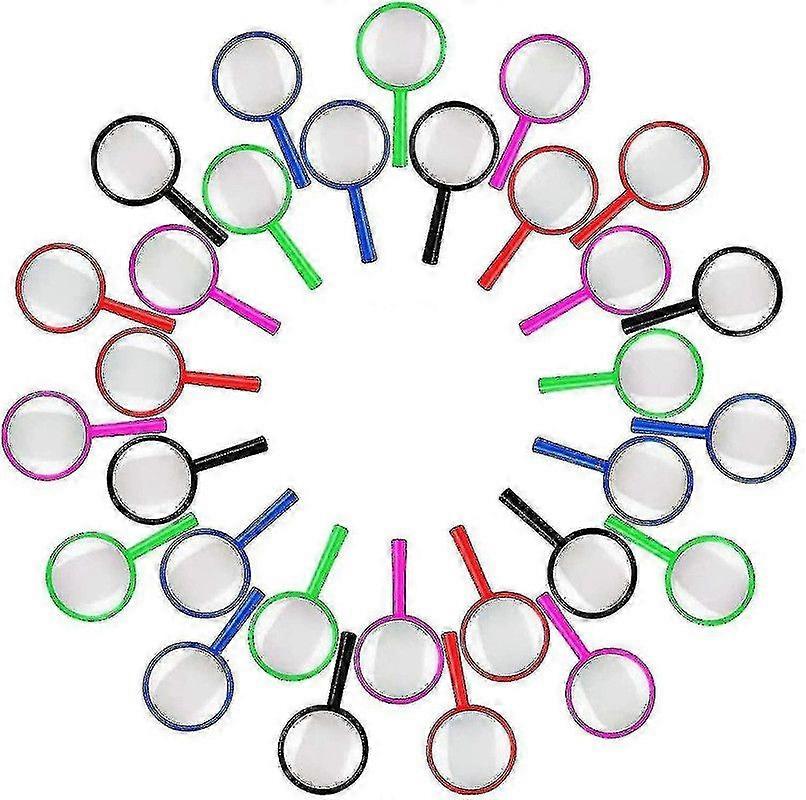 30 Pack colorat Mini lupe pentru copii