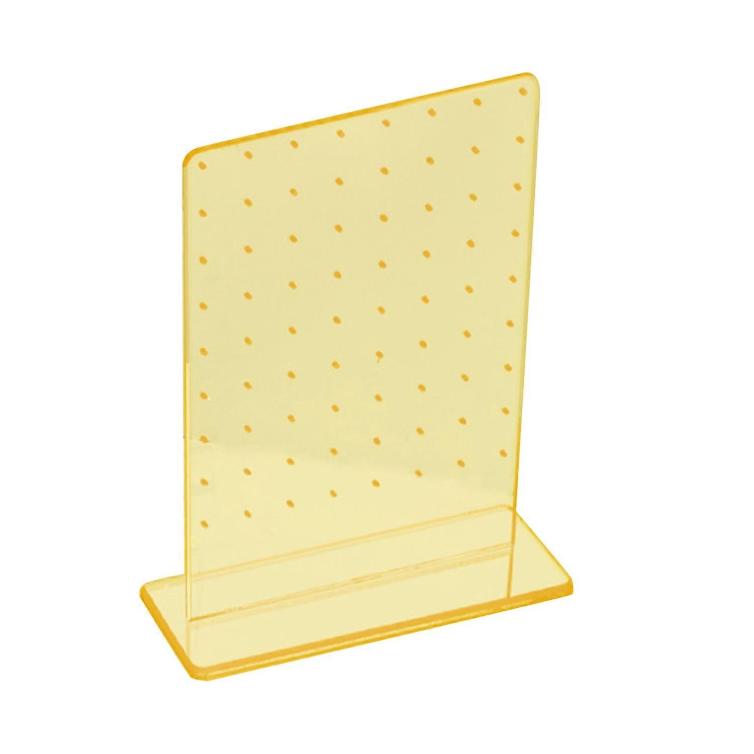 Display Stand 72 Hanging Holes Transparent Acrylic Earrings Organizer Display Stand Elegant Durable