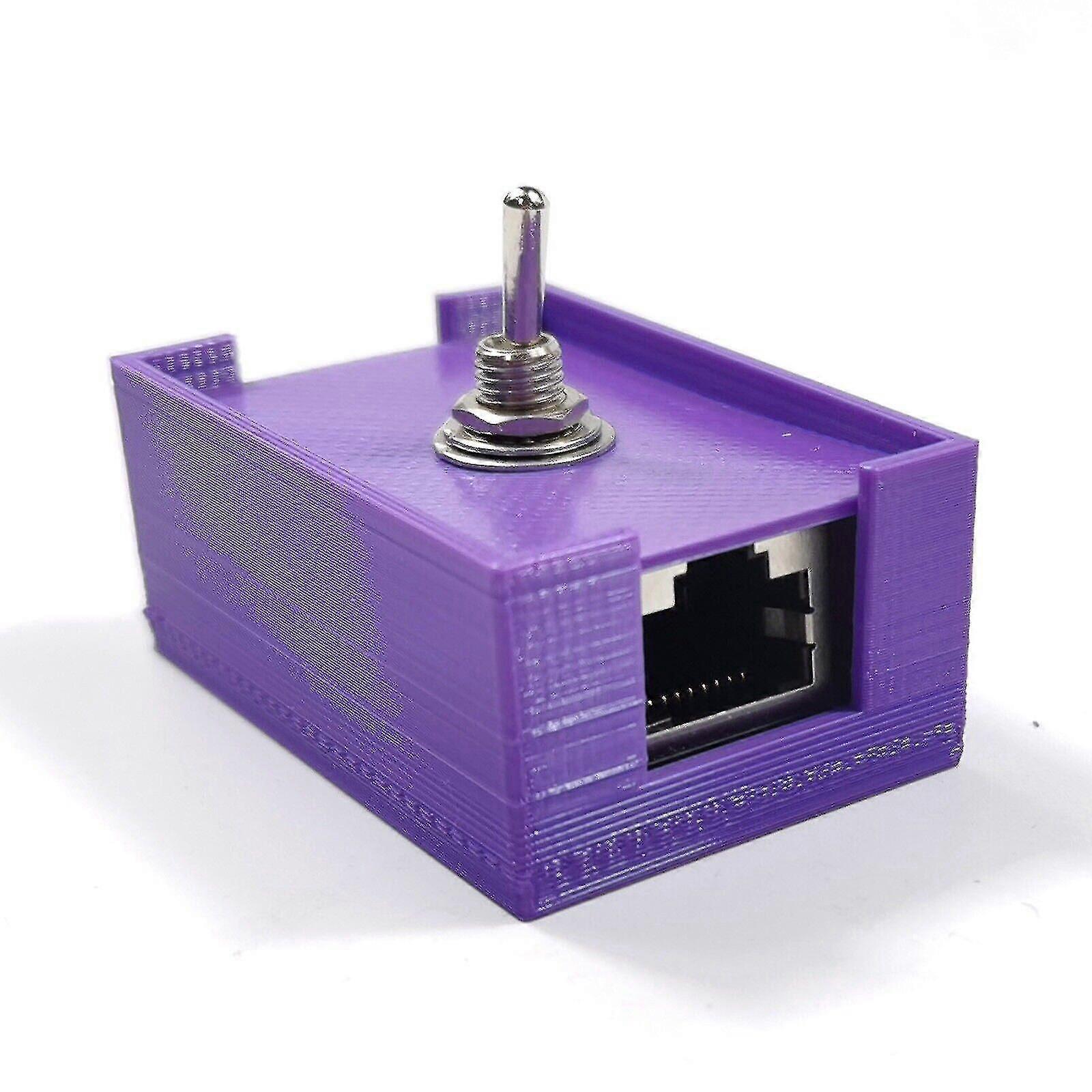 Rj45 netwerkkabel Twisted Pair Switch Toggle Switch + Case