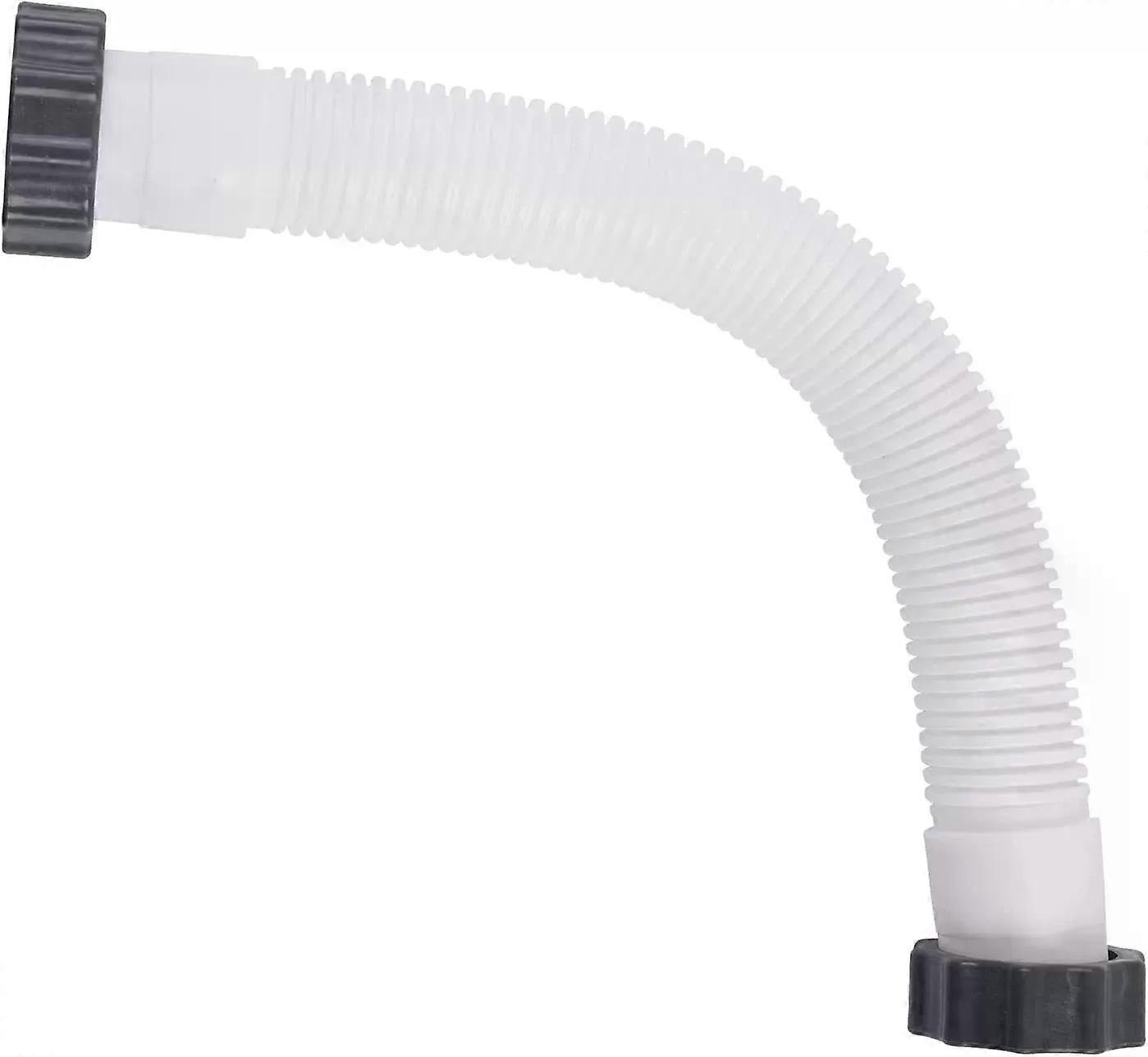 Intex Pool Pump Replacement Hose 1.5" Diameter Replacement Hose for Above Ground PoolsWhite 0.4m/1.3ft