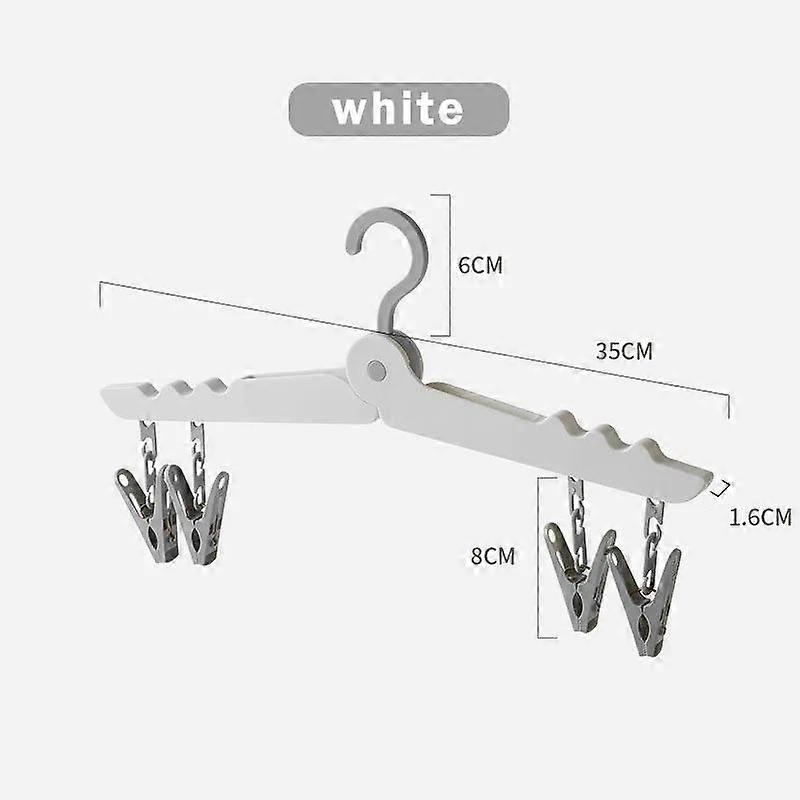 Portable Hangers for Clothes Travel Folding Telescopic Mini Clothes Drying Rack Save Space Wardrobe Organizer for Clothes