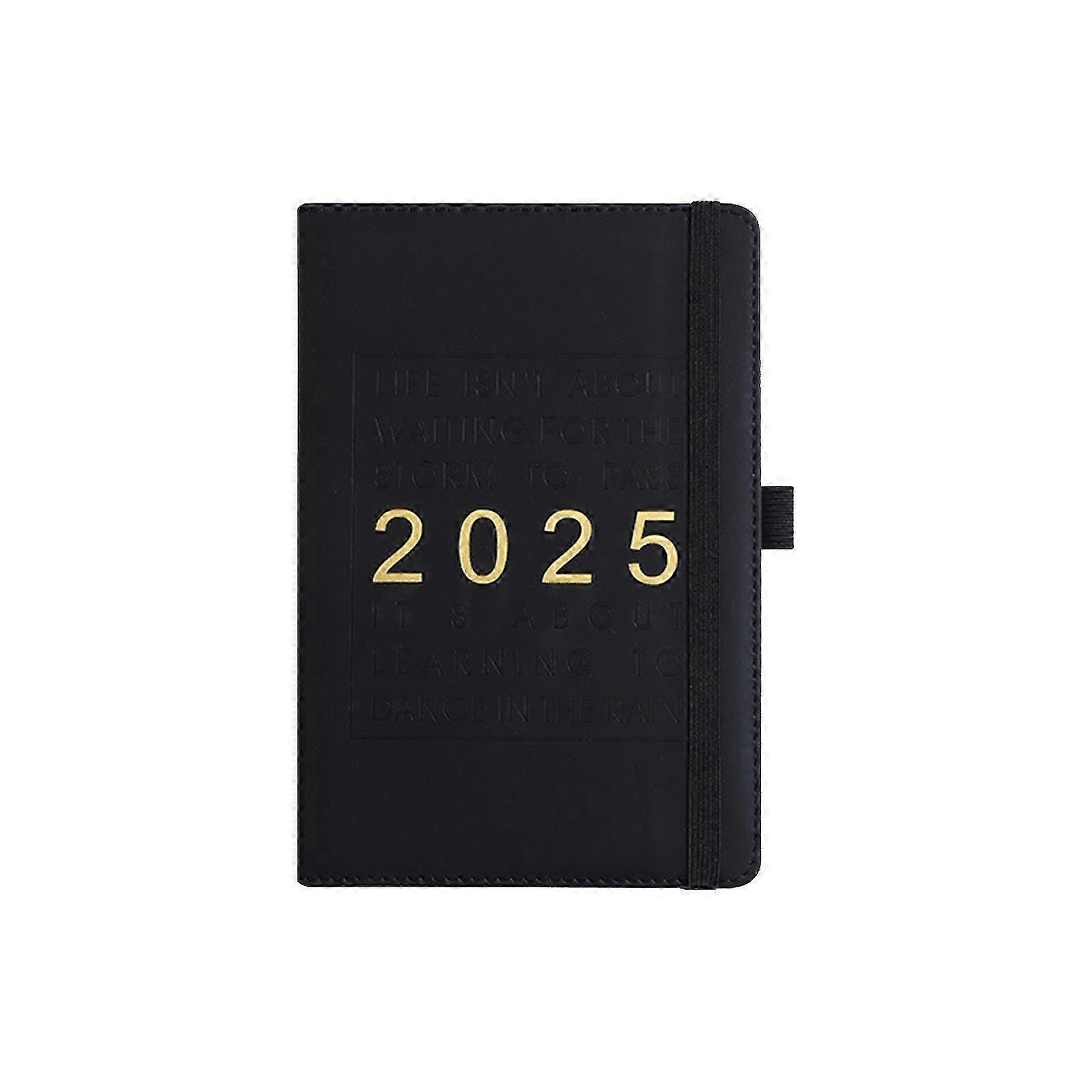 2025 Large Agenda - 365-Day Daily Planner Time Management Record Notebook Schedule Planner Use January To December 2024 Planner With Hourly Plan Calen