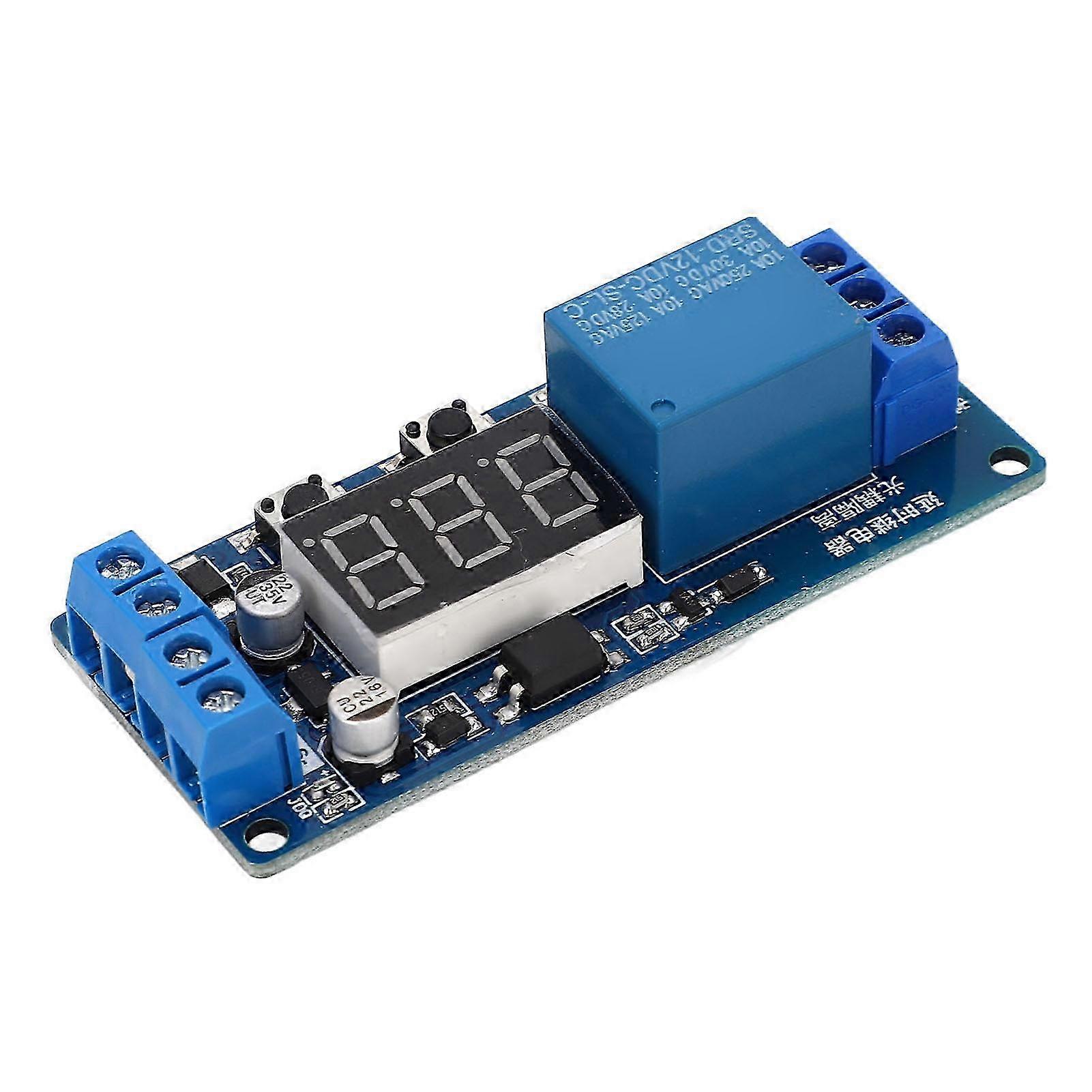 Time Delay Relay Module 12VDC Switching Controller Board Electrical Timer with LCD Display