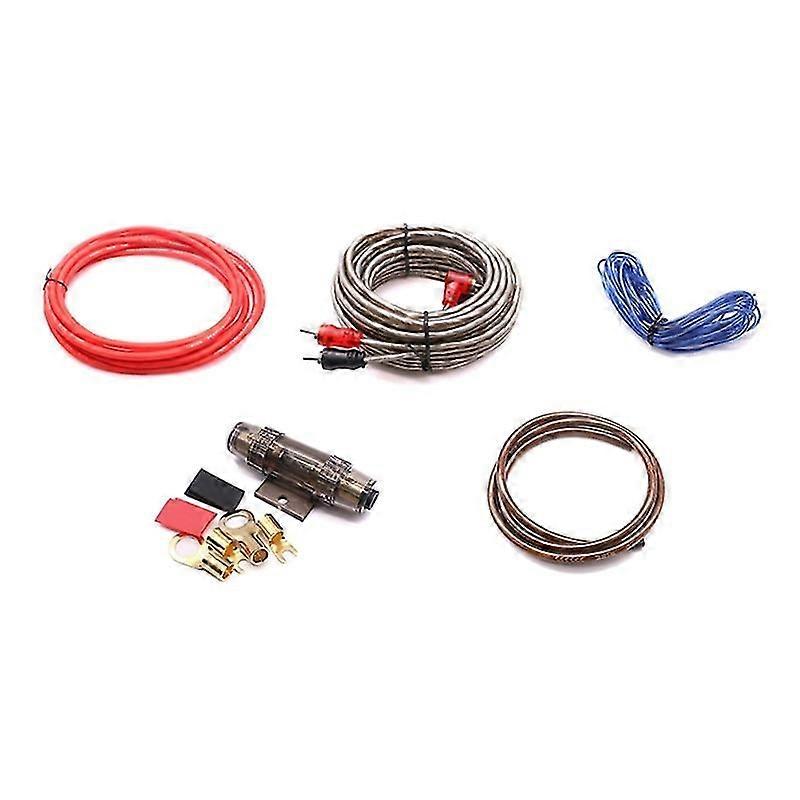 Holder Subwoofer Speaker Wire Amplifier Power Cable Install Kit