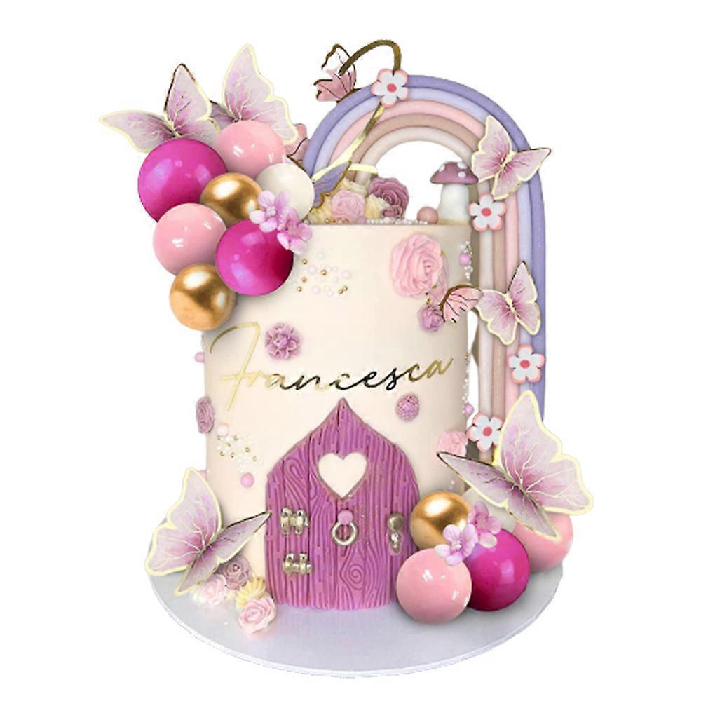 40pcs Butterfly Cake Toppers Decorations,Mixed Size