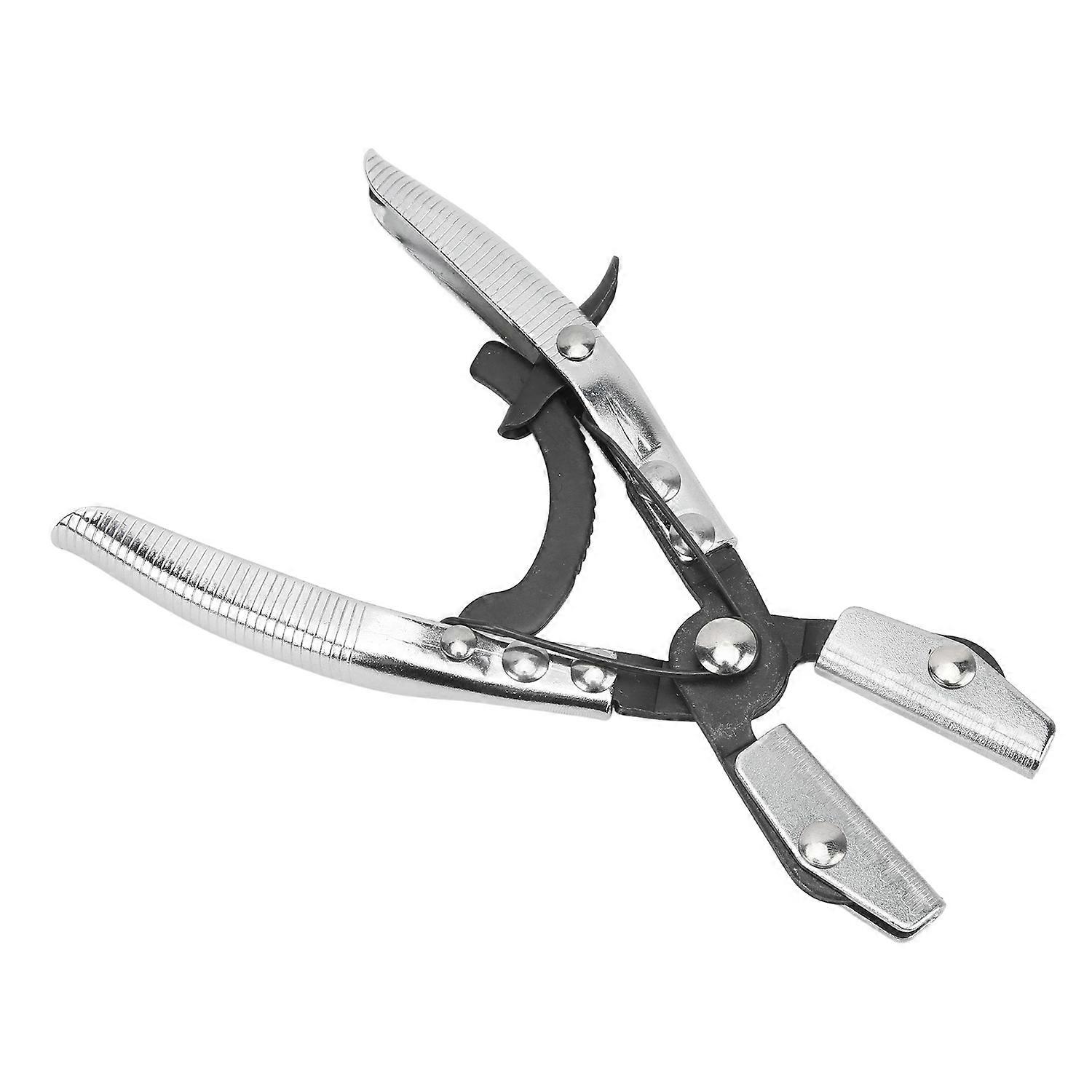 Hose Pinch Off Plier Ratcheting Jaws Swiveling Universal for Automobile Radiator Brake Coolant Pipes