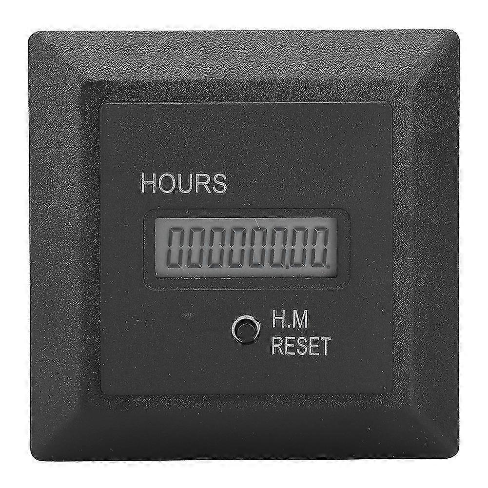 Digital Display Hour Meter High Accuracy Timer 50/60HZ Universal HM‑1R AC 100‑240V