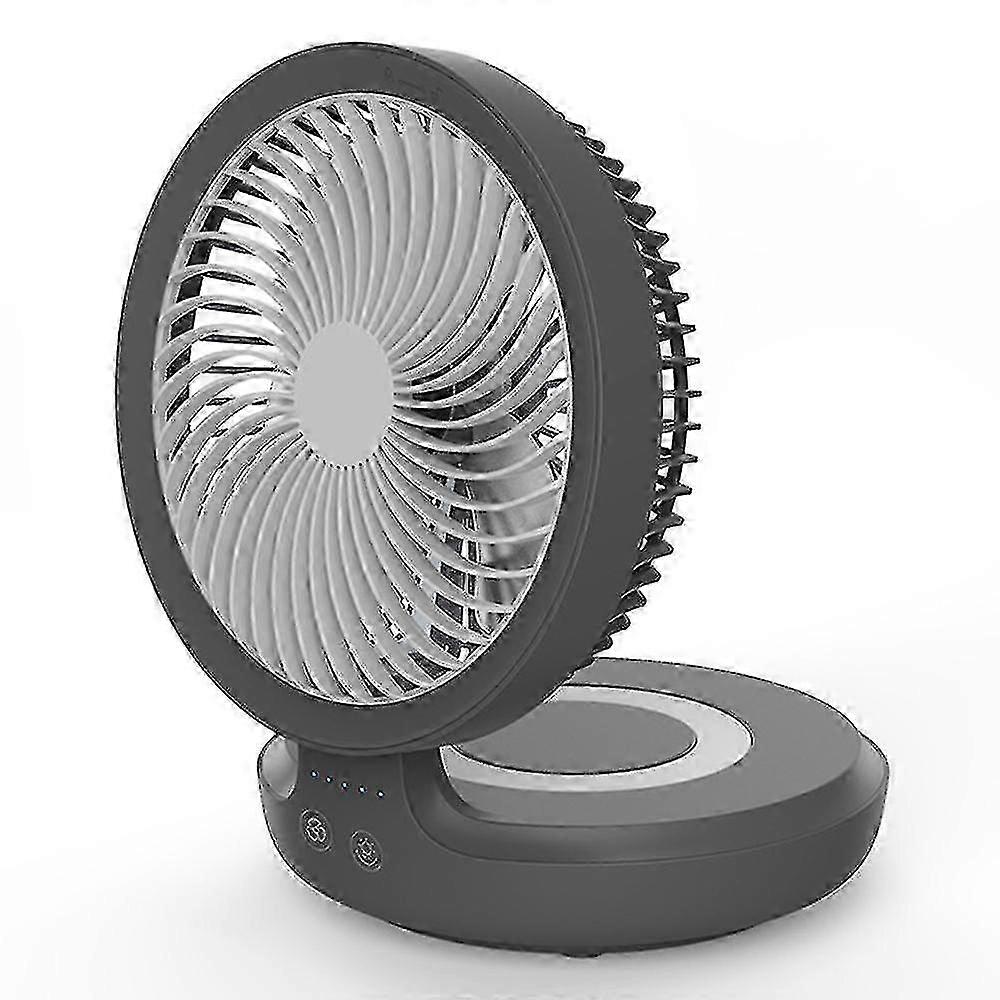 EDON E808 Portable Desktop Wall Mount ABS Fan Cooler Foldable Rechargeable Summer Cooling Fan