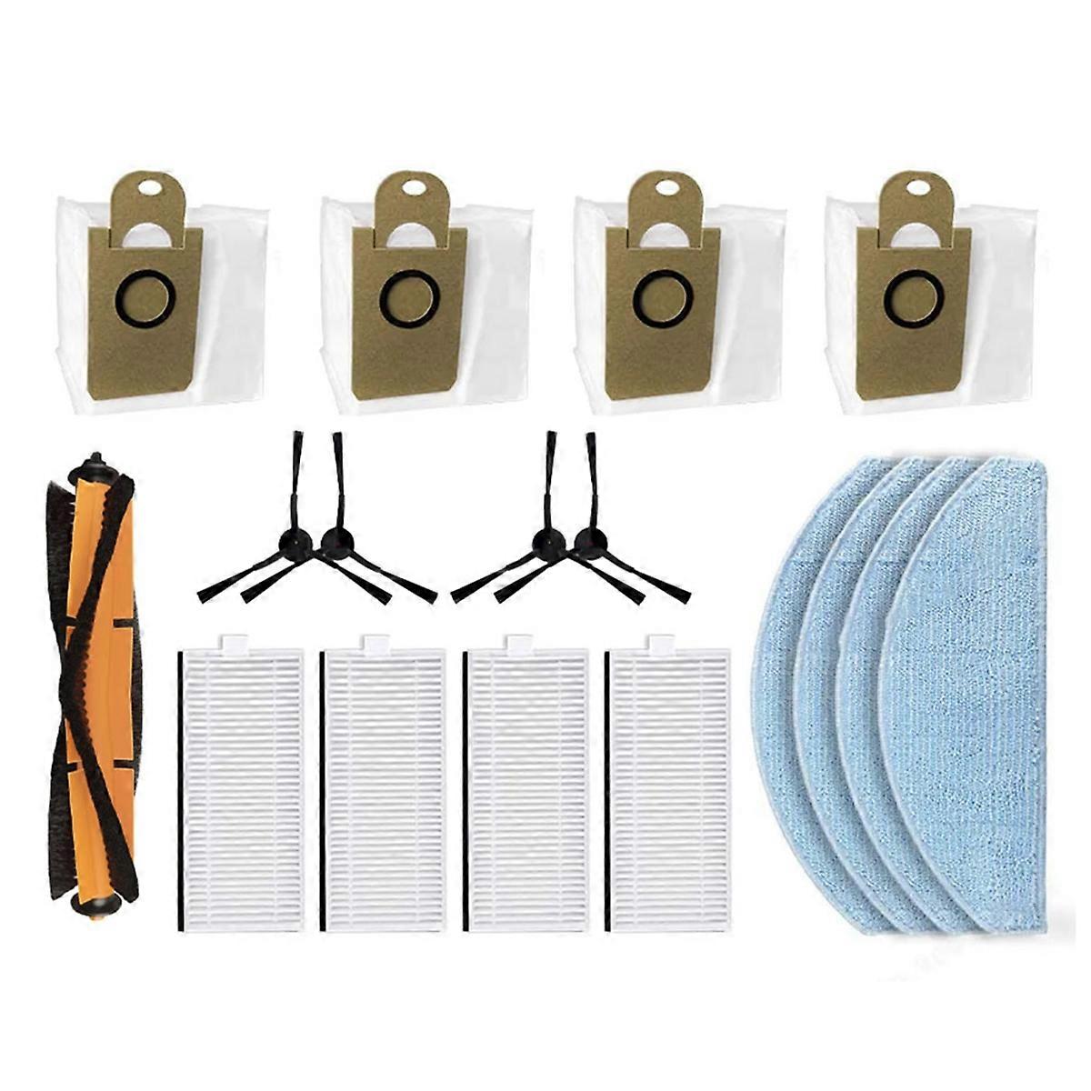 For Minien MX90 Pro Main Side Brush Hepa Filter Mop Cloth Dust Bag