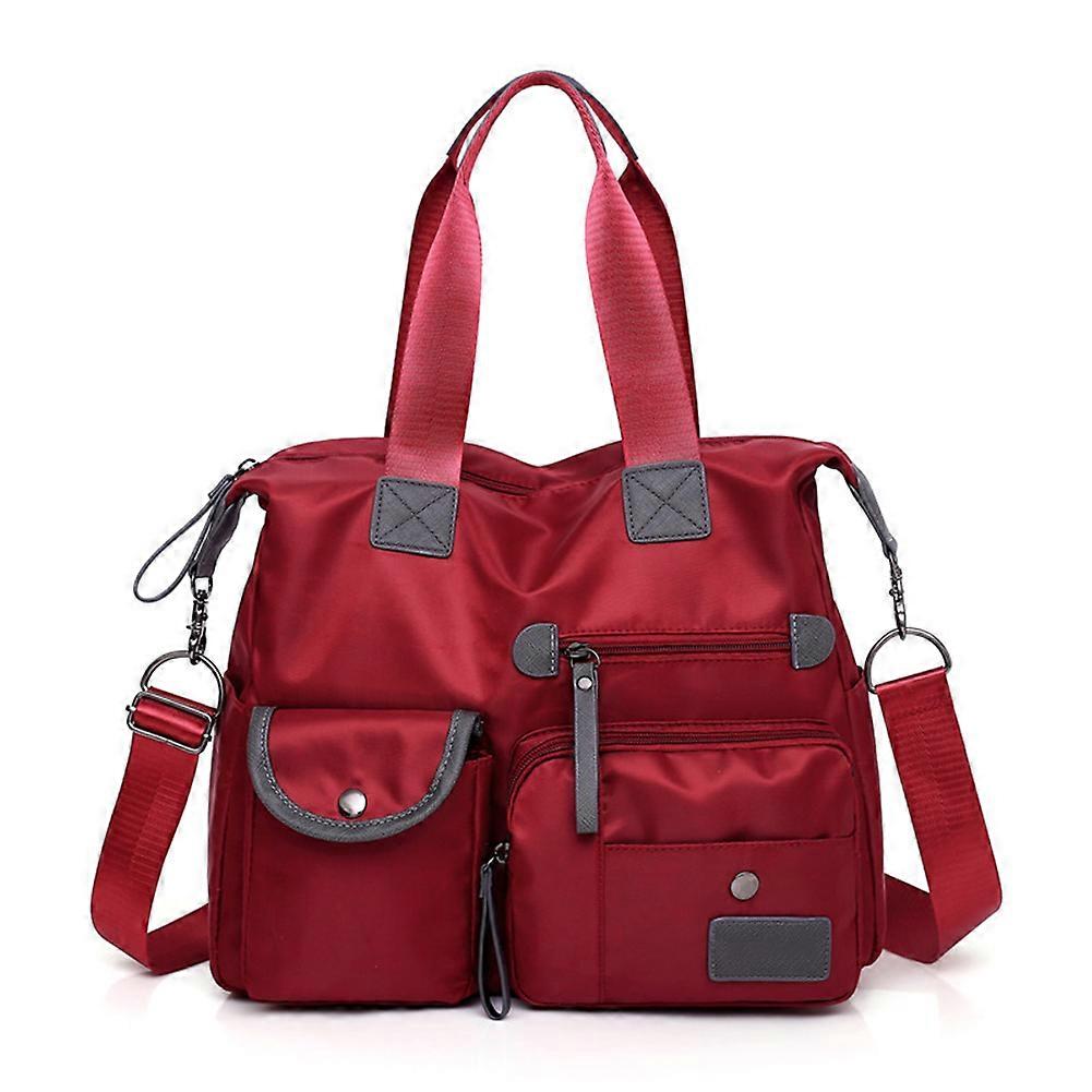Fashion Zipper Cross-body Bag Multipurpose Large Capacity Tote for Outdoor Travel