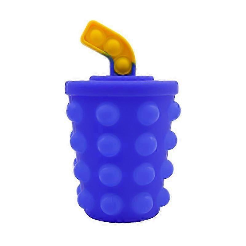 Hamburger Decompression Toy Fries Push On Bubble Toys For Stress Relief Learning