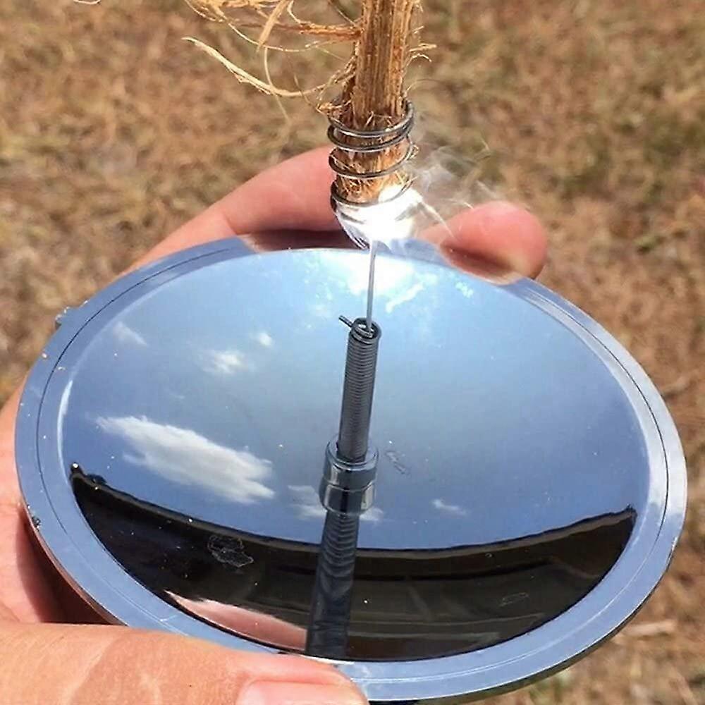 Windproof Solar Spark Lighter for Outdoor Camping, Waterproof Design, Eco-Friendly Material, Emergency Fire Starter