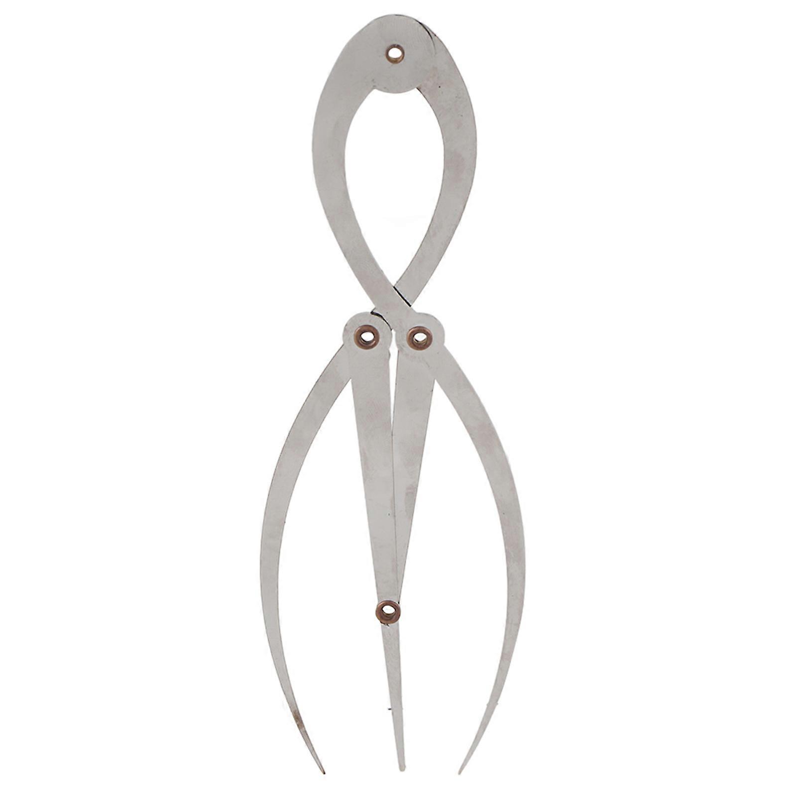 Stainless Steel Eyebrow Positioning Ruler, Three-Point Positioning nce Ruler for Eyebrow Tattoo