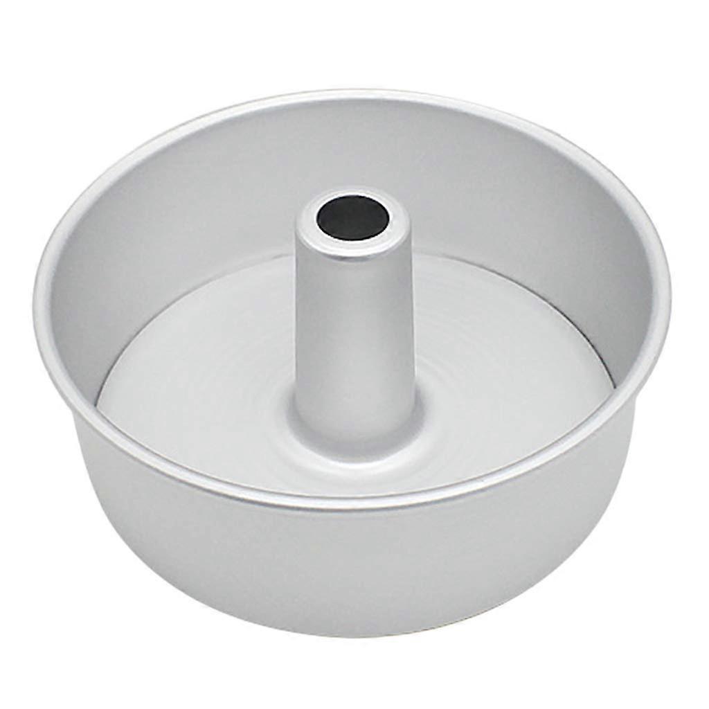 Set of 3 8 Inch Angel Food Cake Pan Nonstick Aluminum with Removable Bottom for Chiffon Baking
