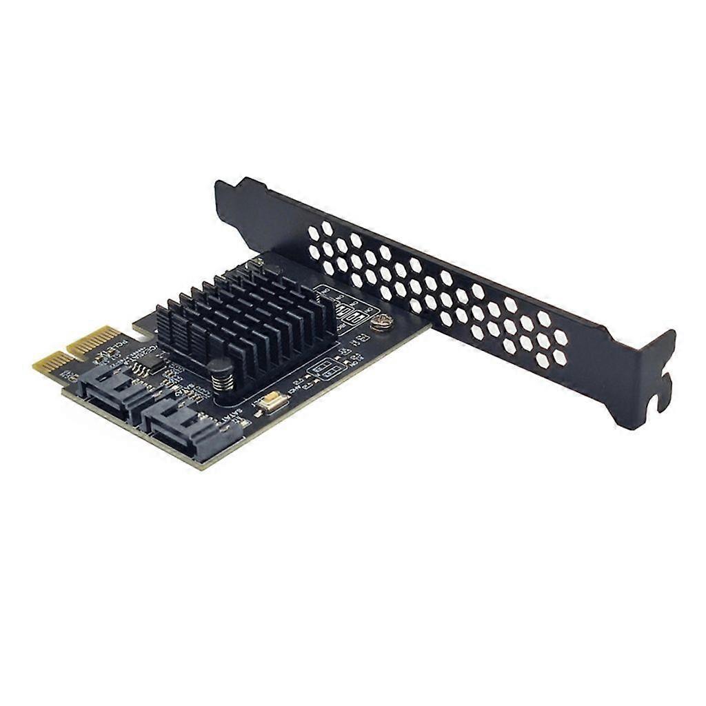 2 Port SATA PCIE Adapter SATA3.0 Extension Card 6Gbps Adapter Card Controller