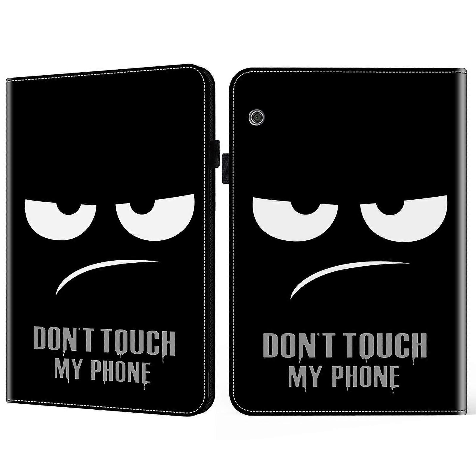 Crystal Texture Målad Läder Tablettfodral