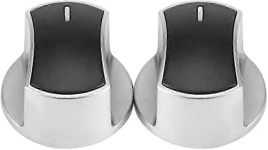 2pcs Universal Gas Stove Part Control Replacement Knobs Metal Rotary Switch Cooking,45Switch
