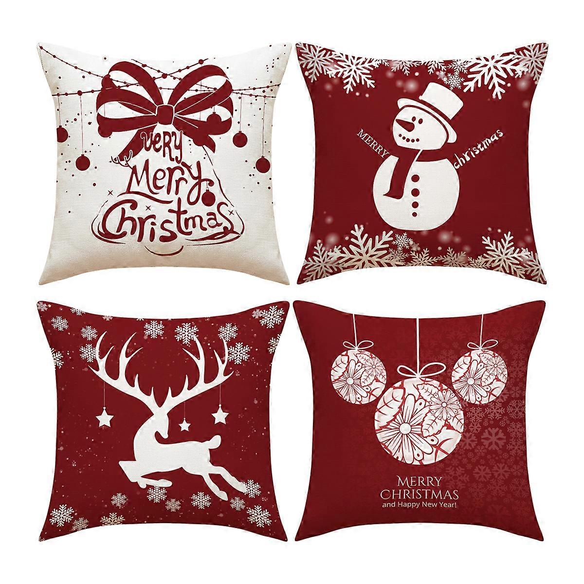 Festive Rustic Farmhouse Pillowcase Set