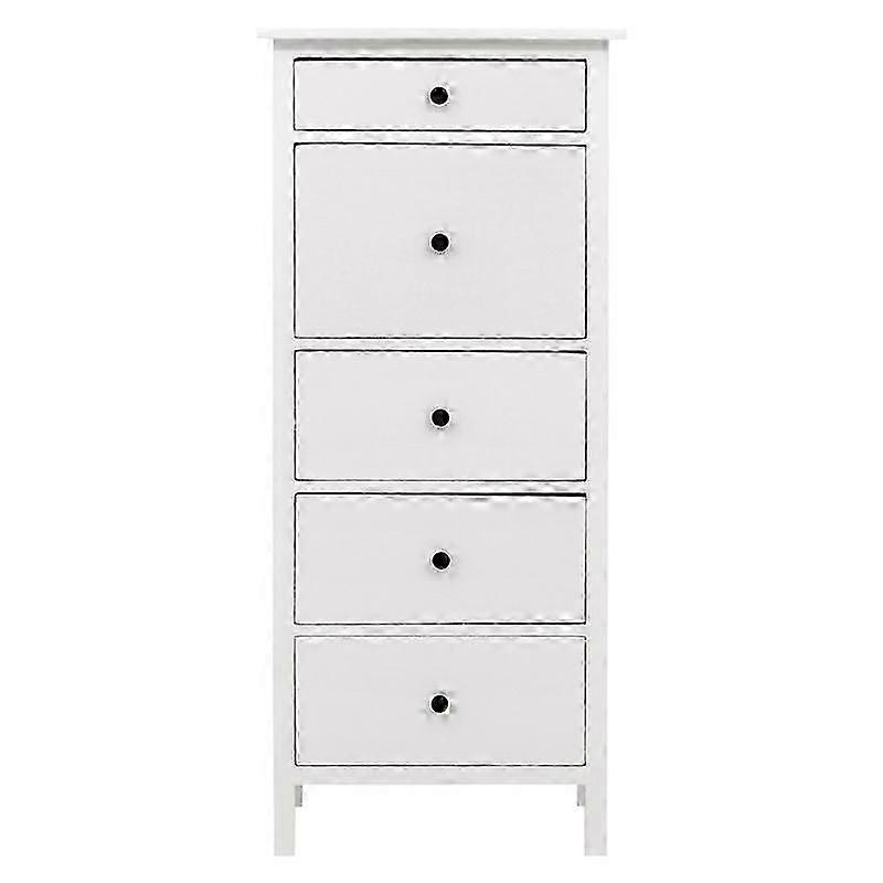 1/10 Bjd Ob11 Mueble Cómoda de Cinco Cajones Blanco