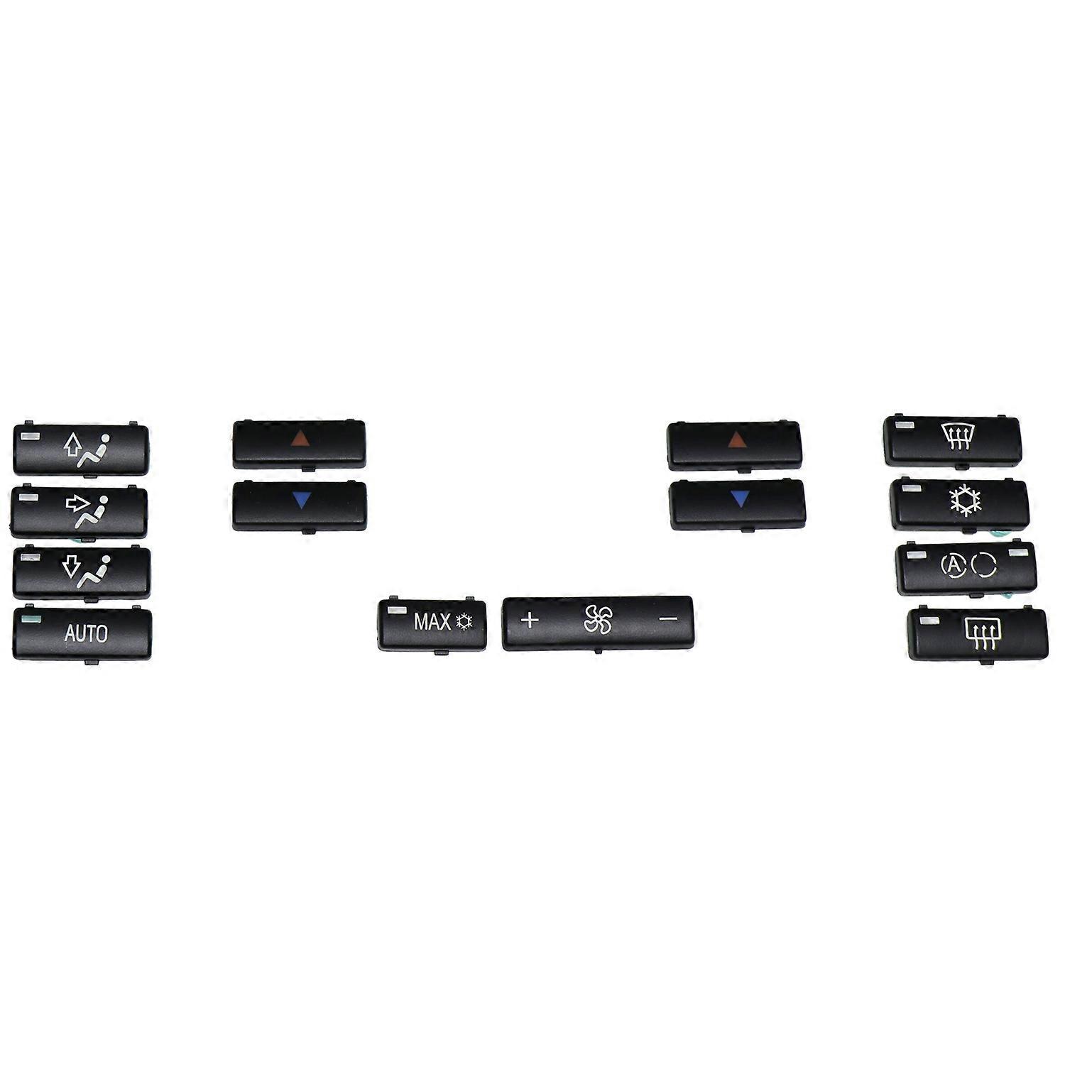 14 Button Key Air Conditioner Switch Key Cover for E39 E53 525I