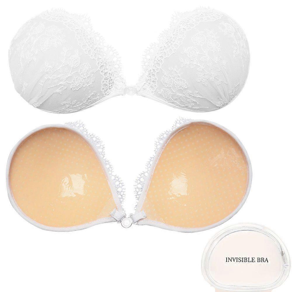 Bra inserts, invisible bra with lace embroidery, 1 piece, seamless and comfortable design.