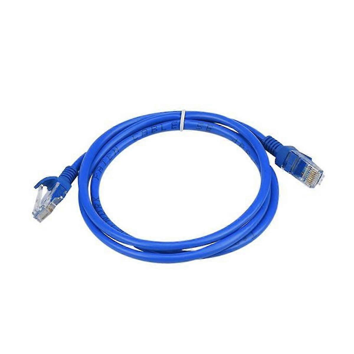 2m Long Practical Cord Cable Internet Network For Pc Modem Router (blue)