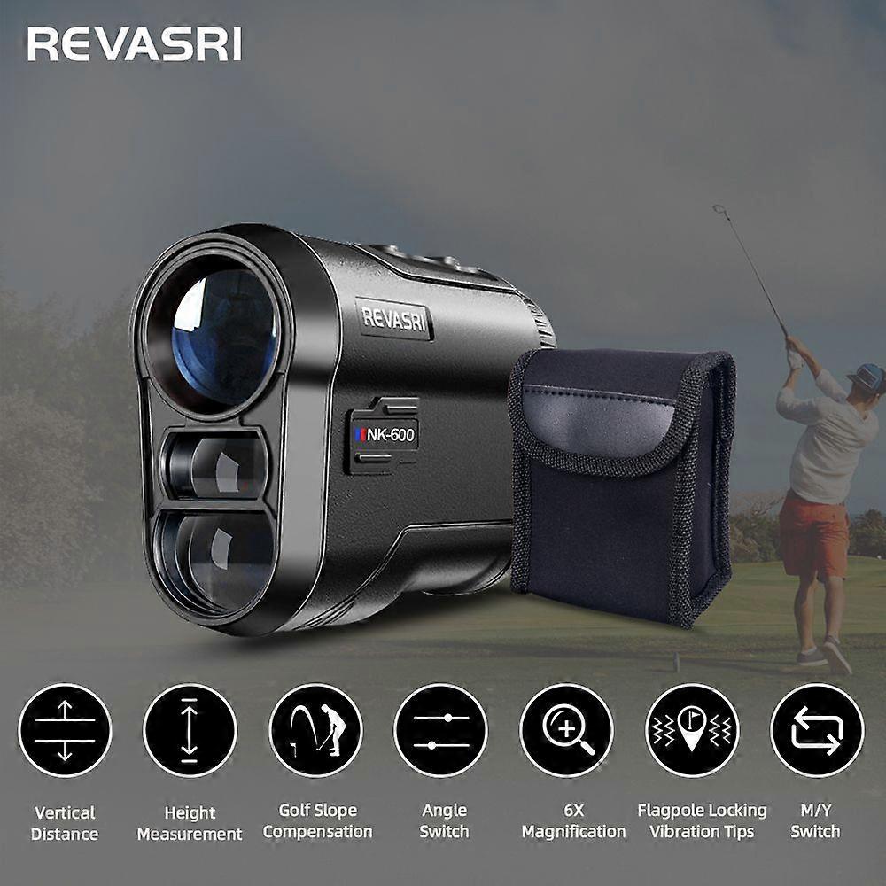 REVASRI Laser Golf Range Finder with Slope Compensation Vibration for Hunting Telescope Construction Measuring Ruler Outdoors