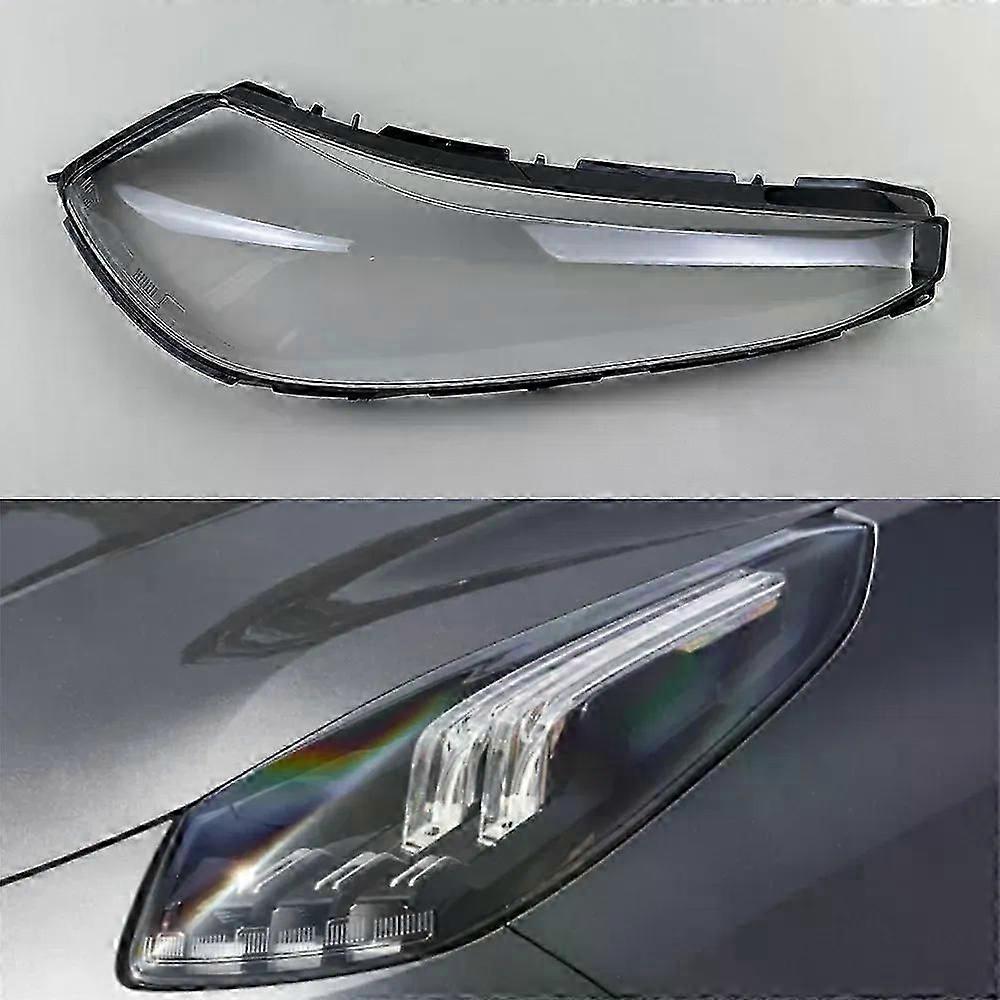 For Lynkco 01 2017-2020 Car Front Light Lens Glass Shell Headlamp Lampshade Daytime Running Lights Cover Lampcover