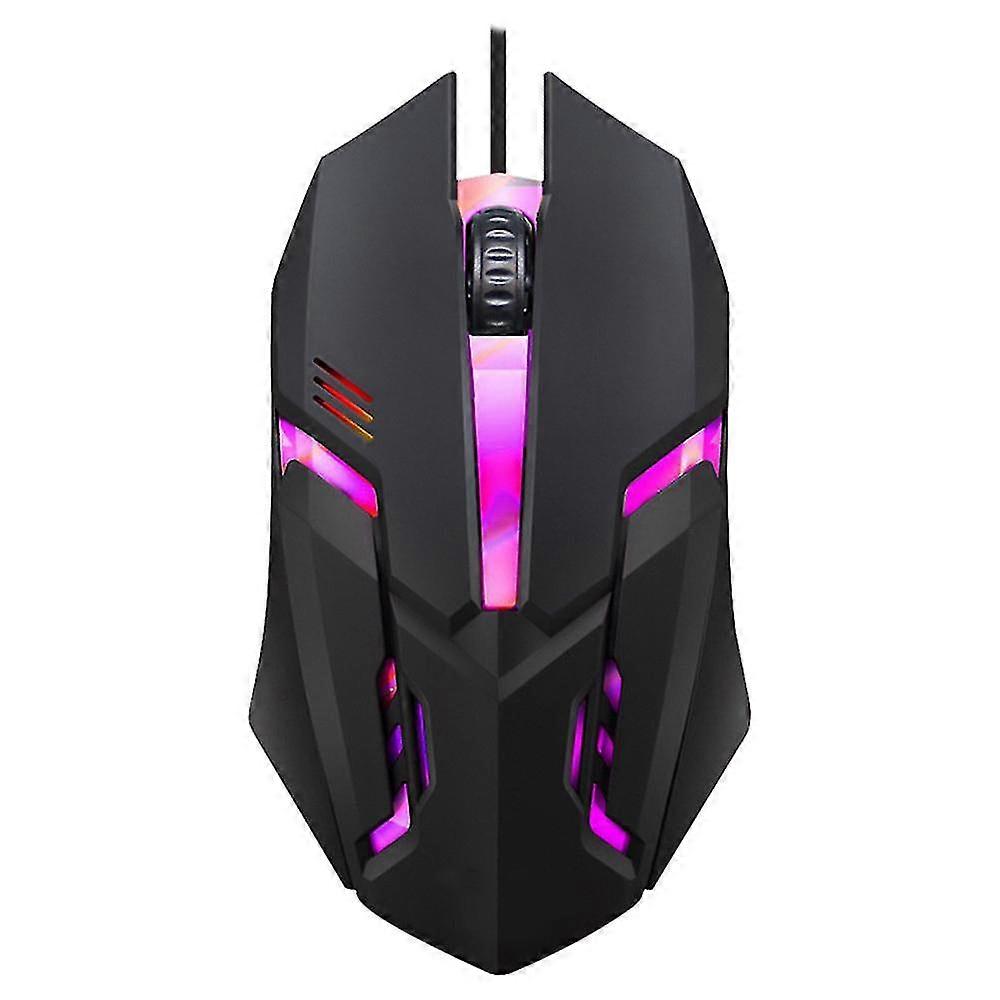 USB Wired Mouse DPI Colourful Breathing Backlight with Ergonomic Design mice