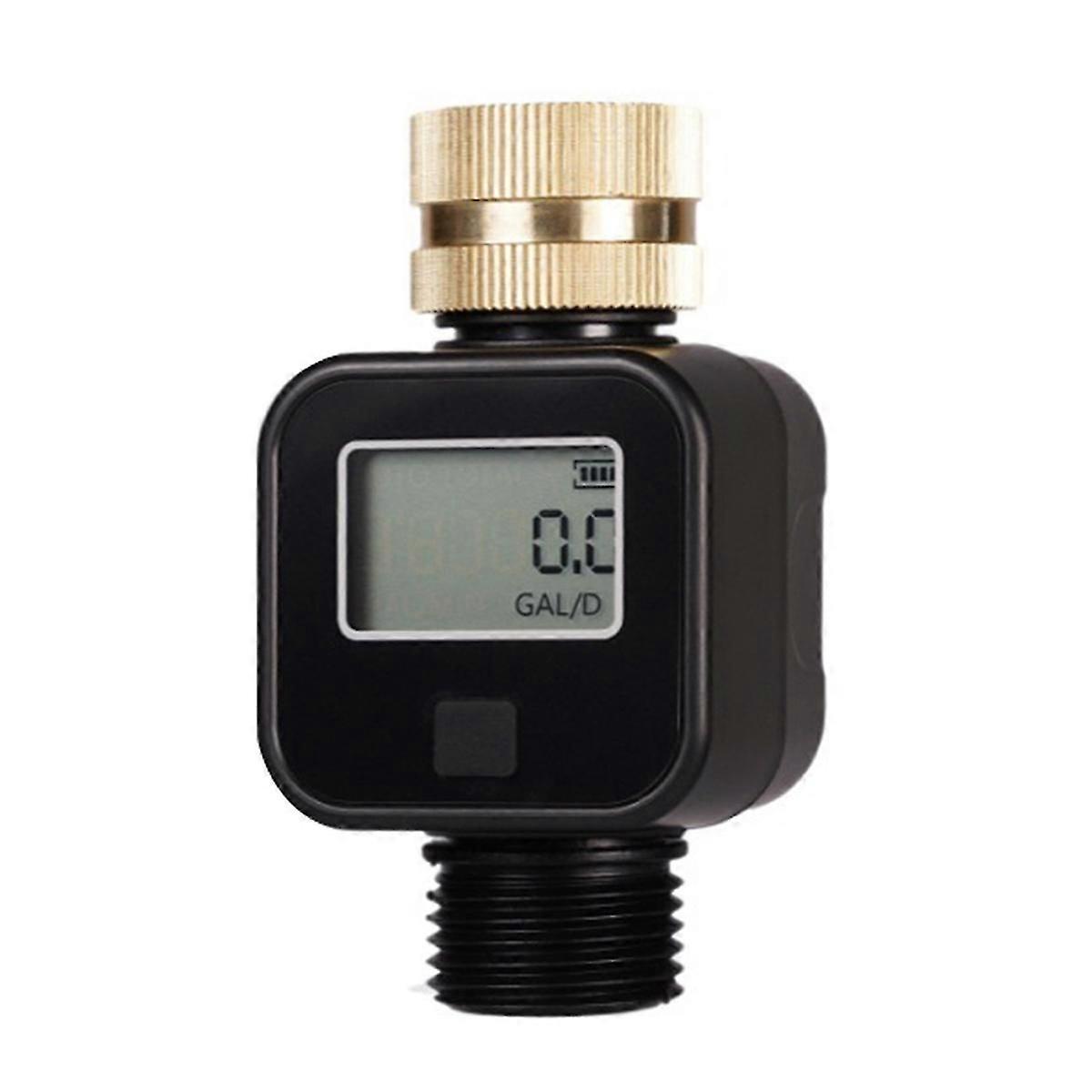 Water Flow Meter IPX6 Waterproof with Brass Inlet Thread B