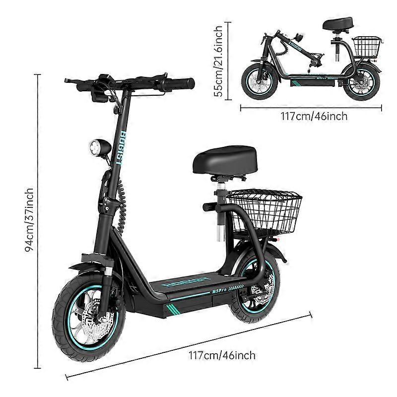 Opvouwbare Elektrische Scooter 8,5 Inch - 10,4 Ah Klasse A-batterij, 25-35 Km Bereik, APP-verbinding, Met Slot En Telefoonhouder