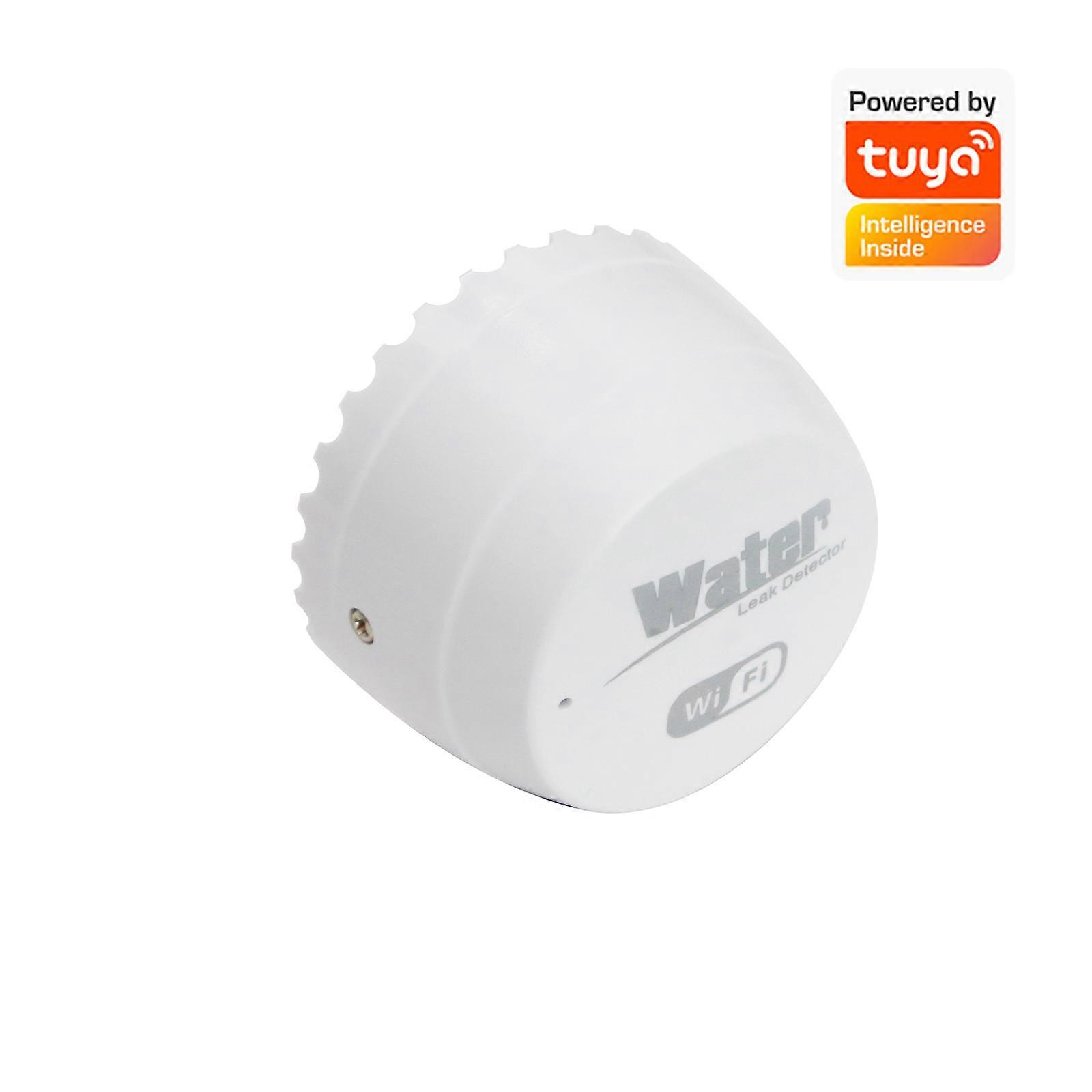 Smart WiFi Water Leak Detector Flood Sensor Wireless Remote Monitoring Supports Mobile App Control SmartLife Tuya Compatible Compact Desig