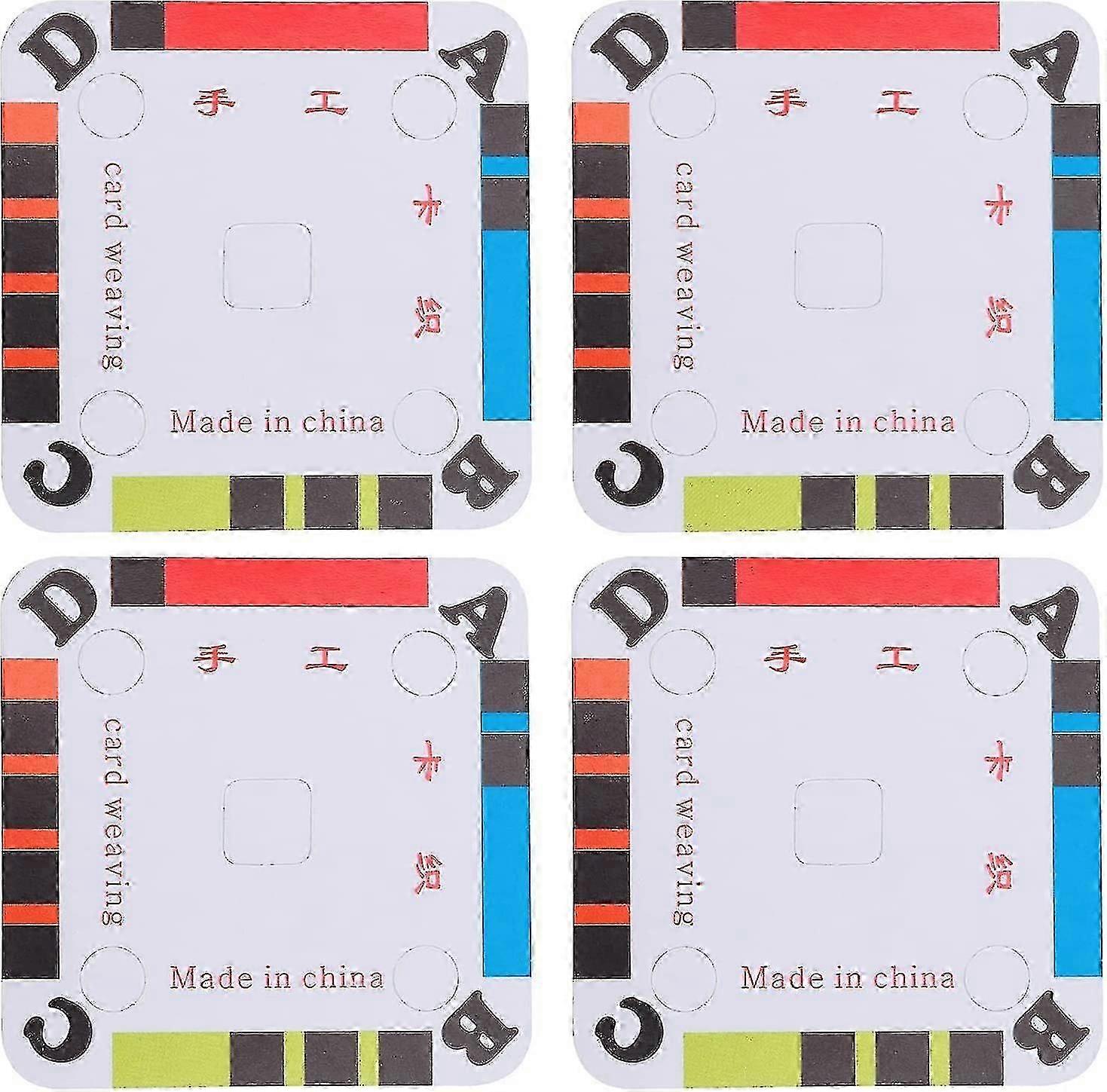 200pcs Tablet Weaving Cards Belt Weaving Shuttle Paper Loom Card For Loom Or Inkle Yarn Thread Guide Seperator Cards Cardboard Weaving Supplies - POP