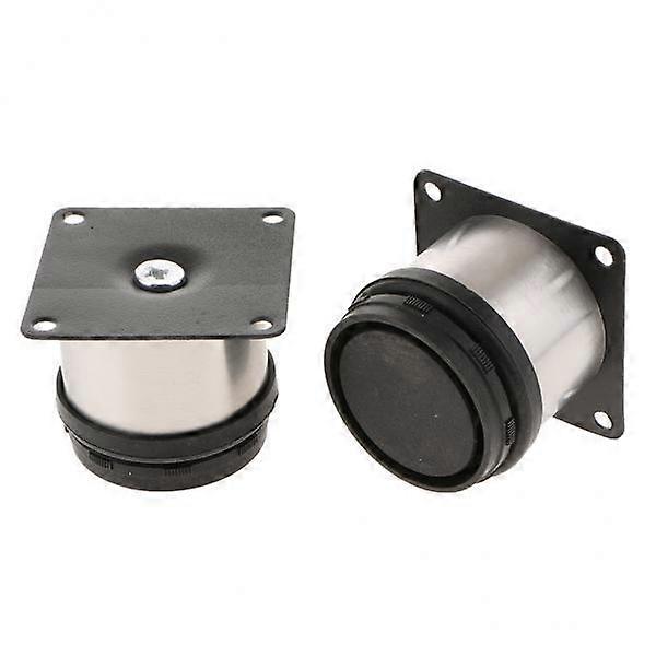 4x 2 adet Paslanmaz Çelik Mutfak Ayarlanabilir Ayaklar Yuvarlak Mobilya Kanepe Masası