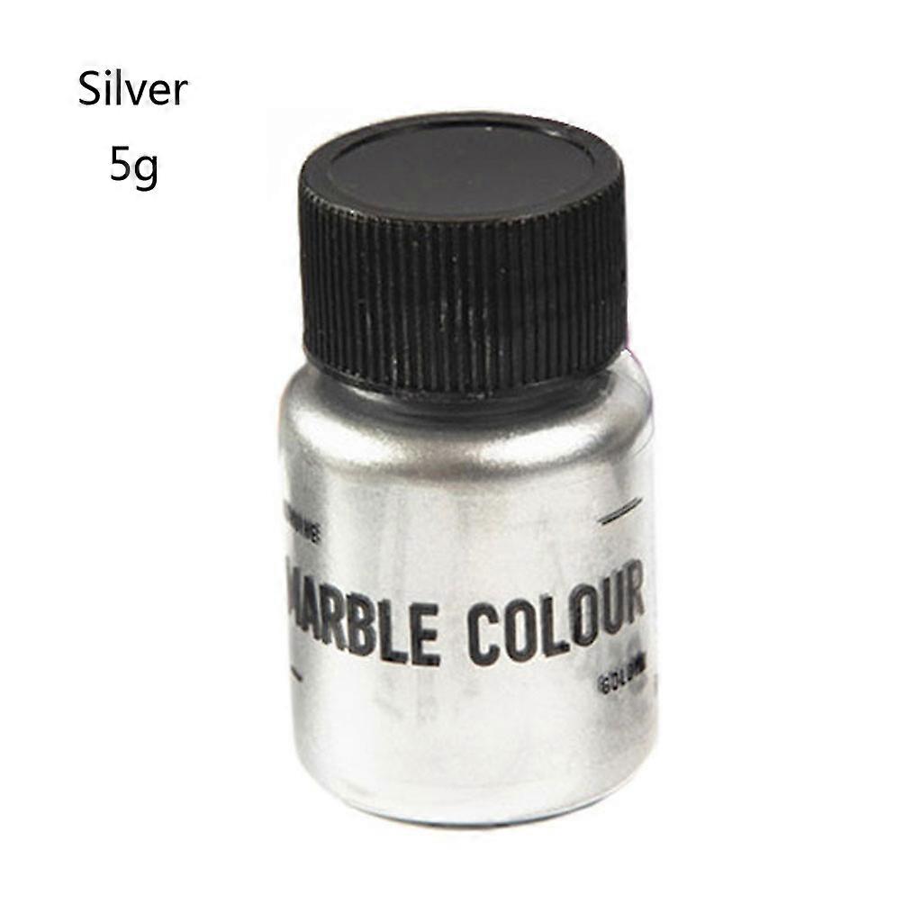 Metal Pigment Powder Fine Resin Pigment Resin Color Pigment Suitable for Epoxy Resin Coloring Clay Processes Silver