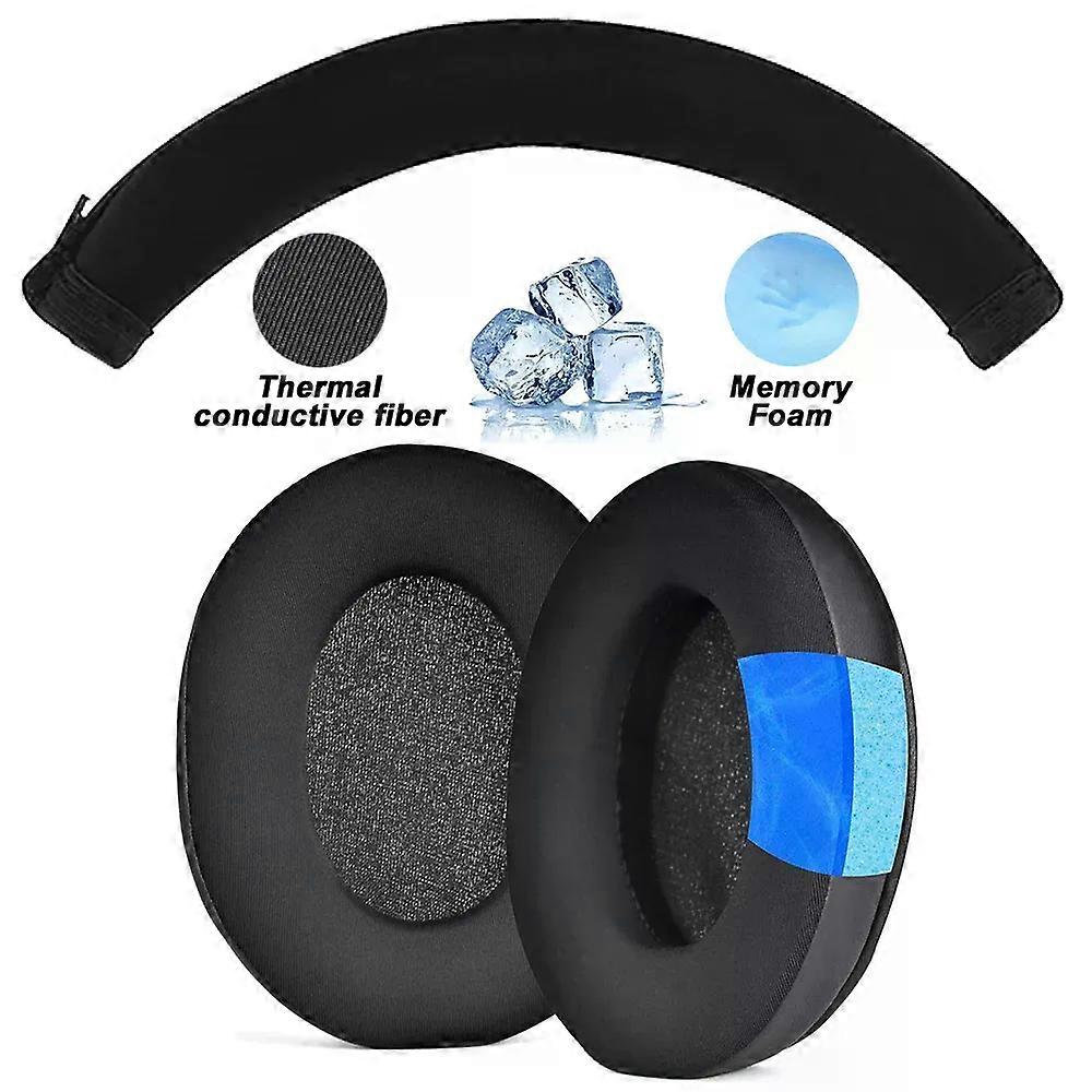 Replacement Foam Replacement Ear Pads compatible for HyperX Cloud 123 Alpha, II,III,Stinger,Silver,Core,X,S,Pro Headphones memory foam Earpads Protei