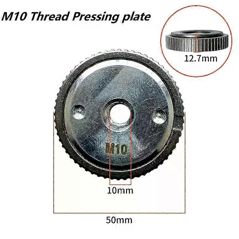 M10 5/8 self locking pressing plate for Angle grinder Quick Clamping Quick Release Nut Power Tools Accessories