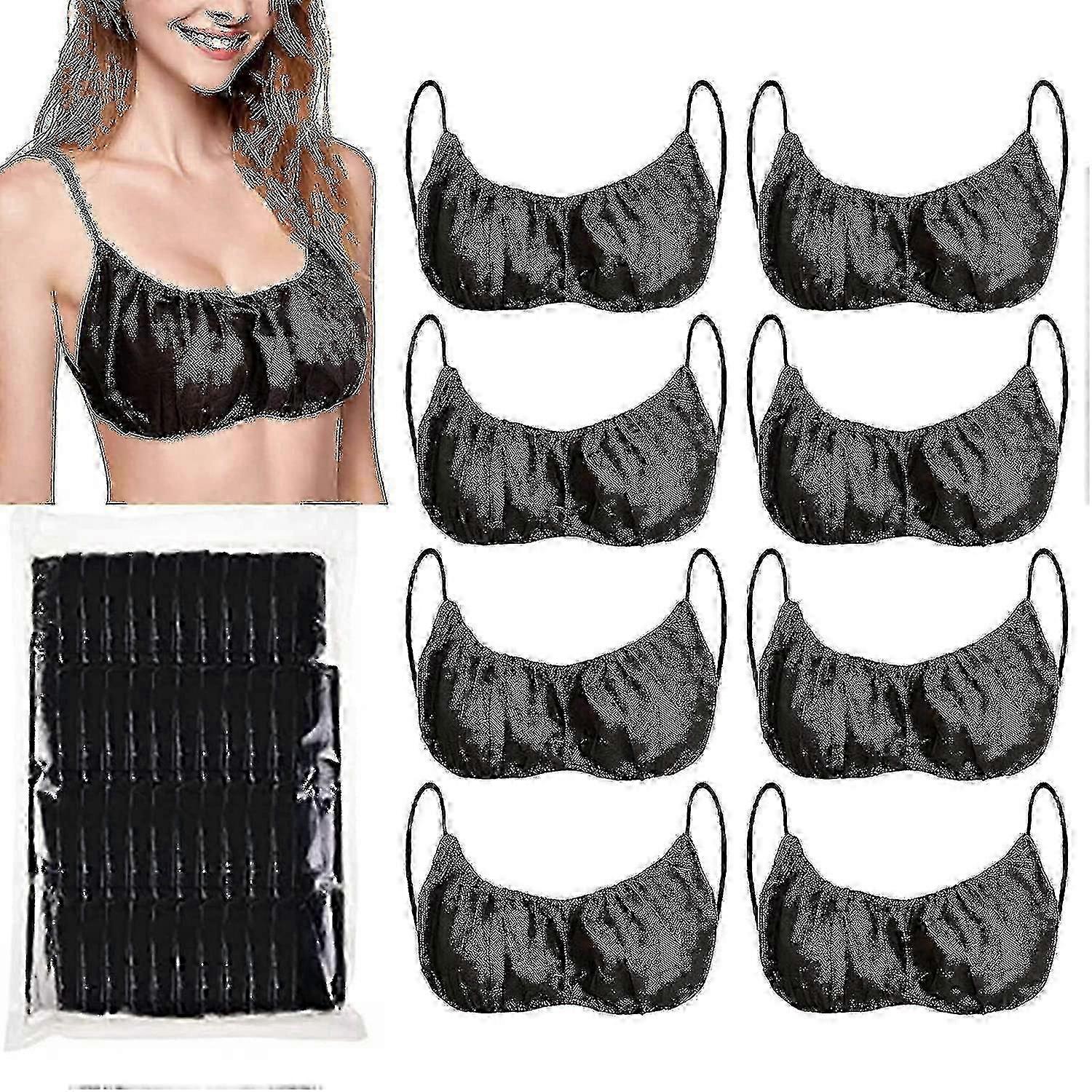 50 قطعة حمالة صدر يمكن التخلص منها لرذاذ تان ، ملابس داخلية لصالون سبا يمكن التخلص منها ، رذاذ دباغة الملابس الداخلية حمالات الصدر ، حزمة فردية